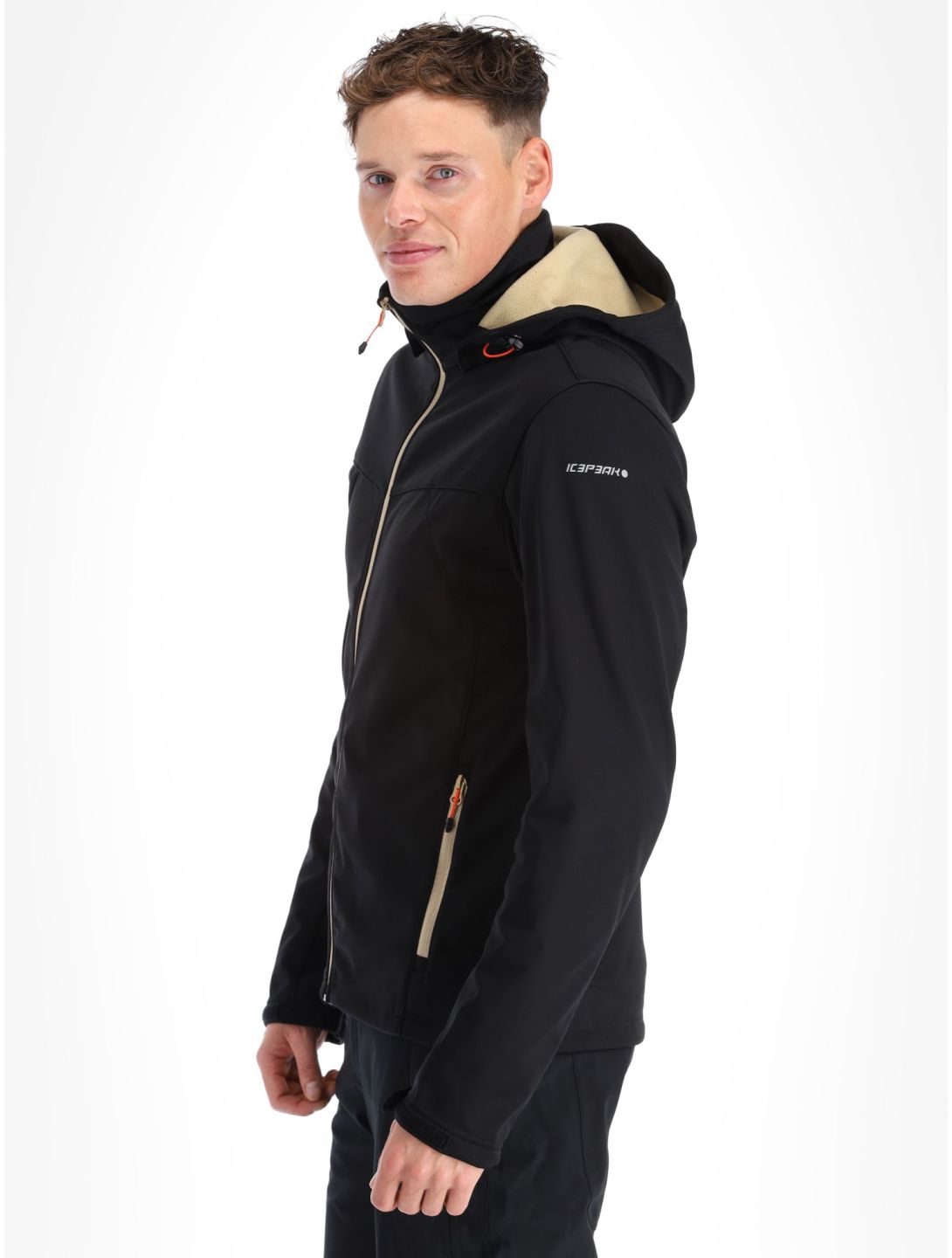 Icepeak, Biggs Softshell Skijacke Herren schwarz 