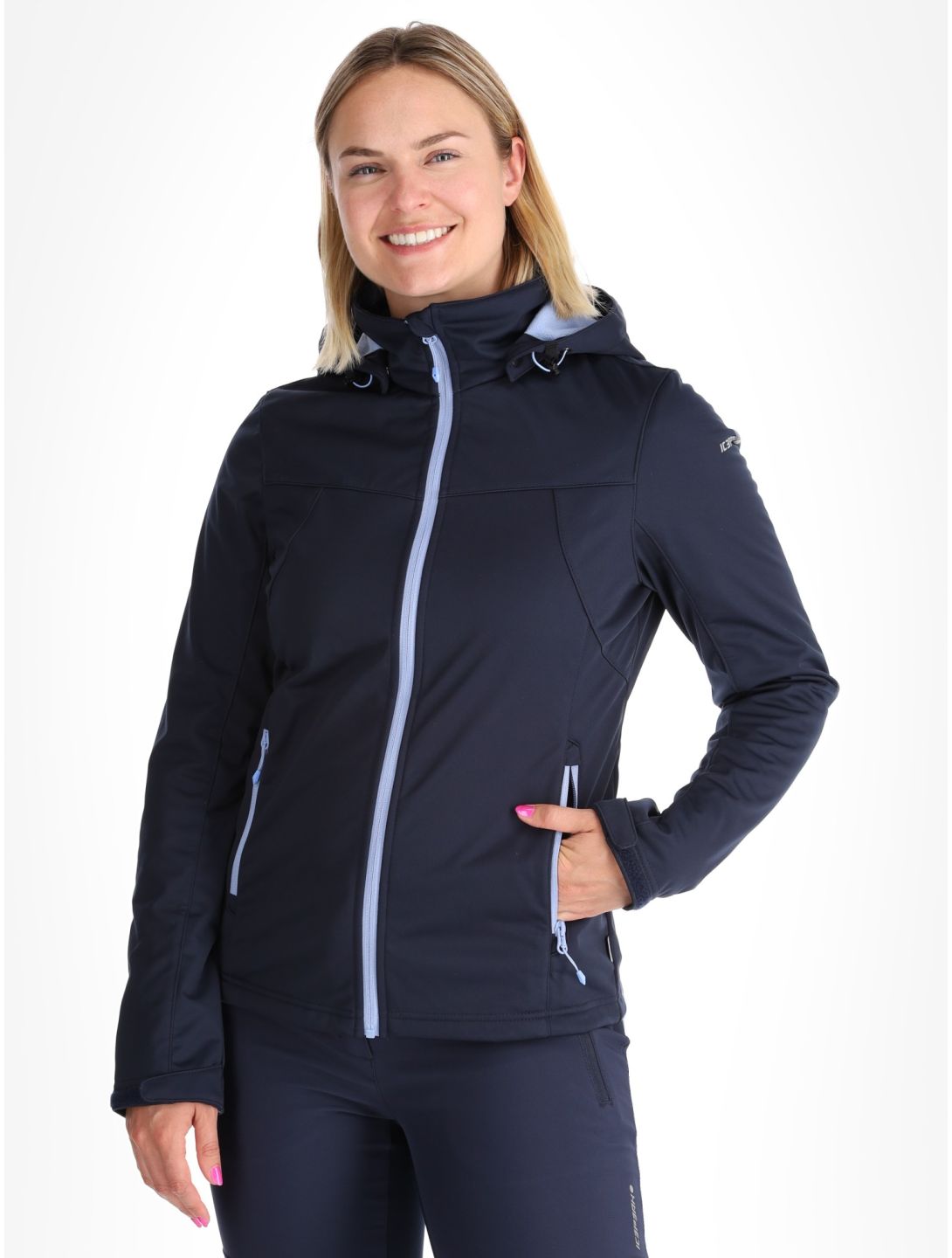 Icepeak, Boise Softshell Skijacke Damen Blue blau 