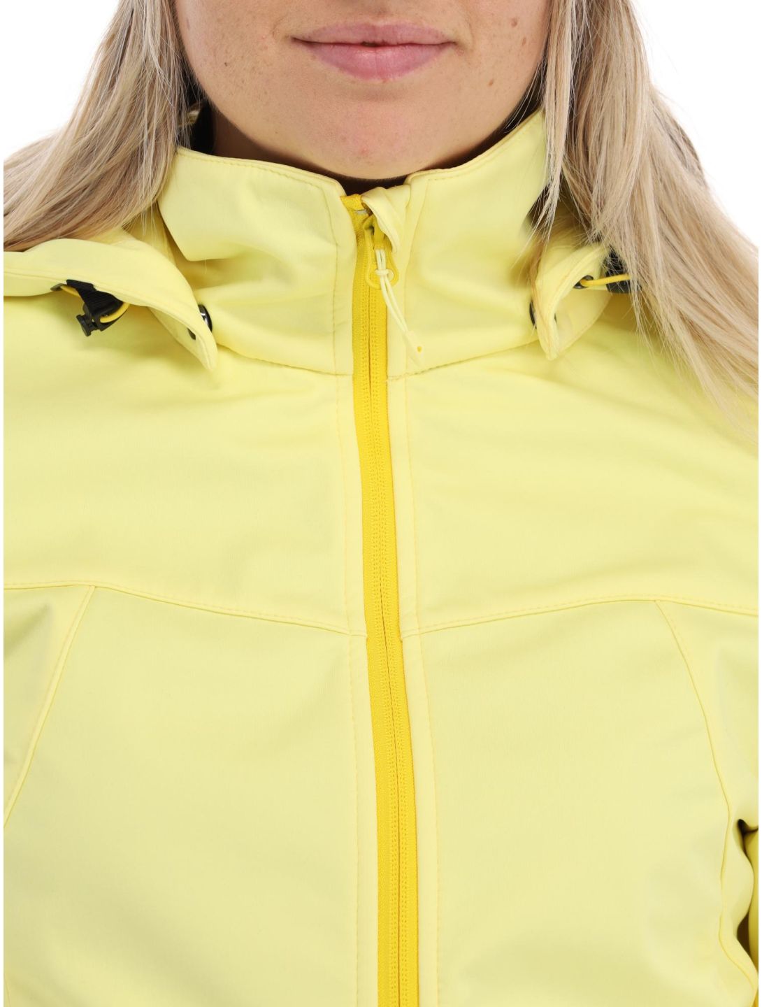 Icepeak, Boise Softshell Skijacke Damen pastel gelb 