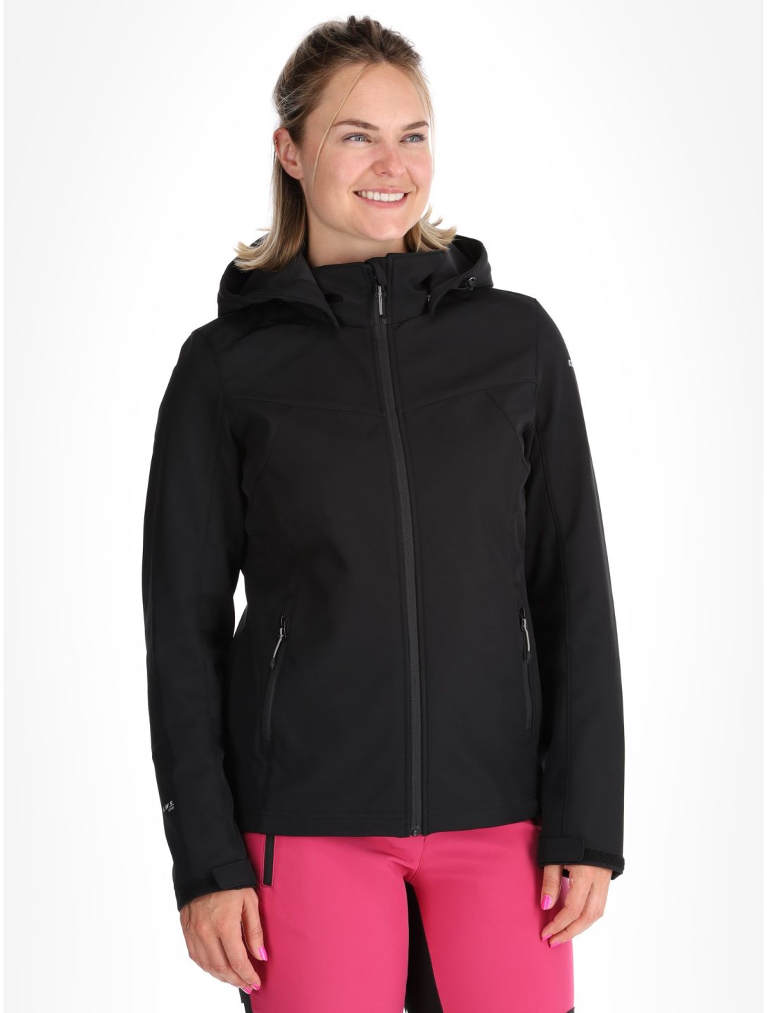 Icepeak, Brenham Softshell Skijacke Damen Basic Black schwarz 