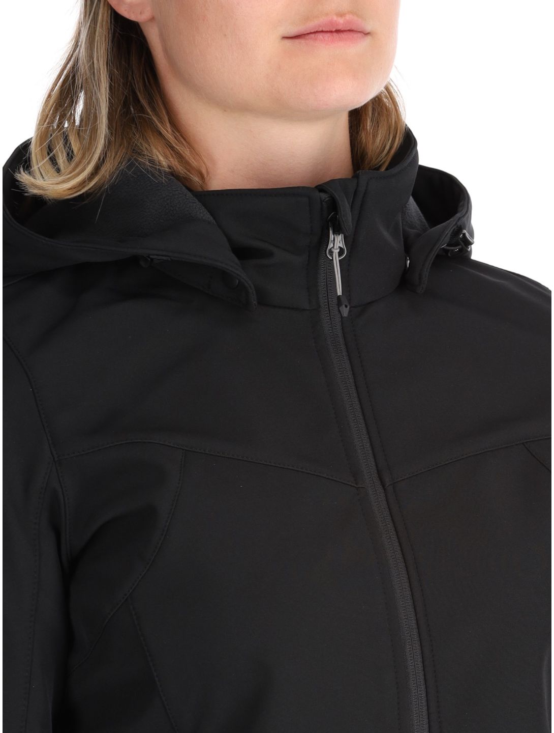 Icepeak, Brenham Softshell Skijacke Damen Basic Black schwarz 