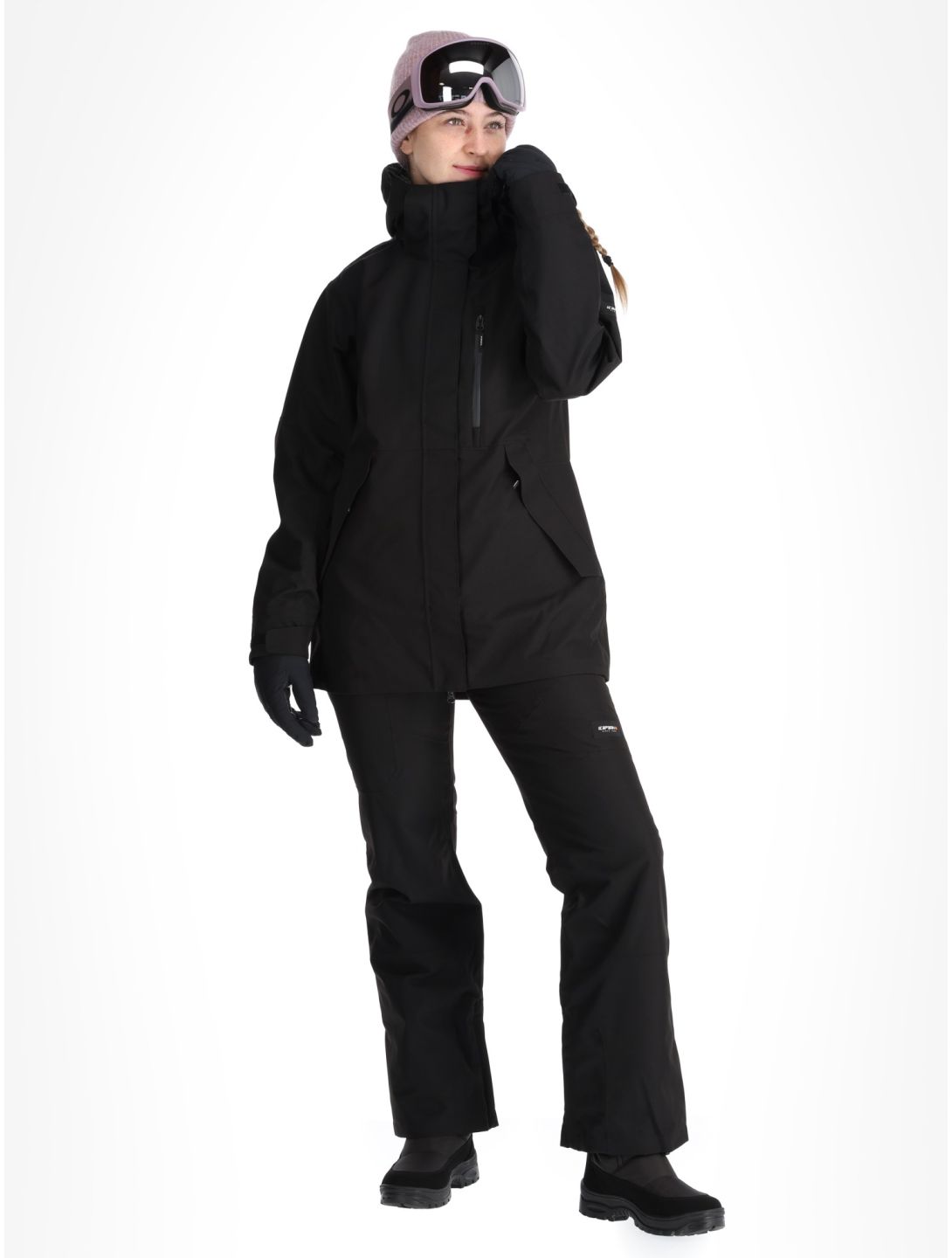 Icepeak, Cabot Hardshell Skijacke Damen Black schwarz 