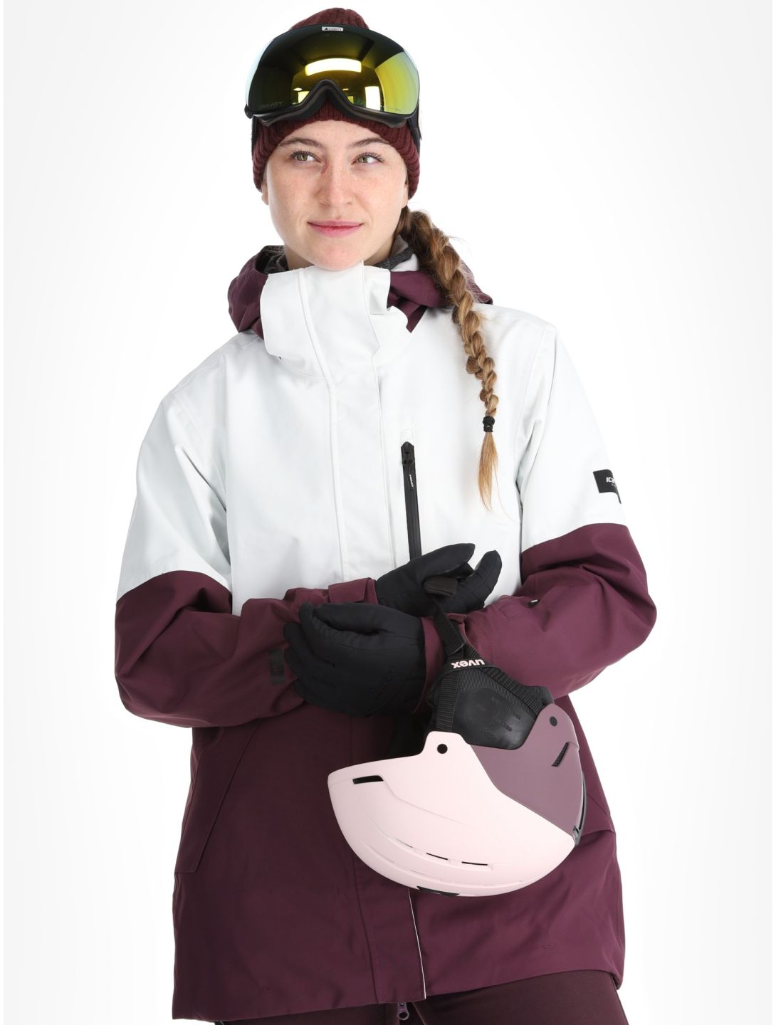 Icepeak, Cabot Hardshell Skijacke Damen Plum violett 