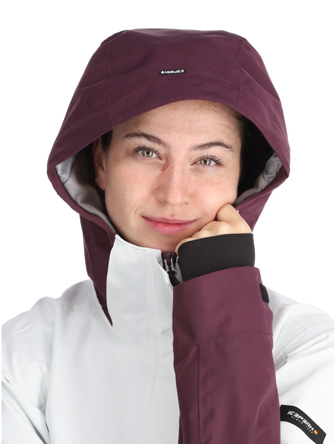 Icepeak, Cabot Hardshell Skijacke Damen Plum violett 