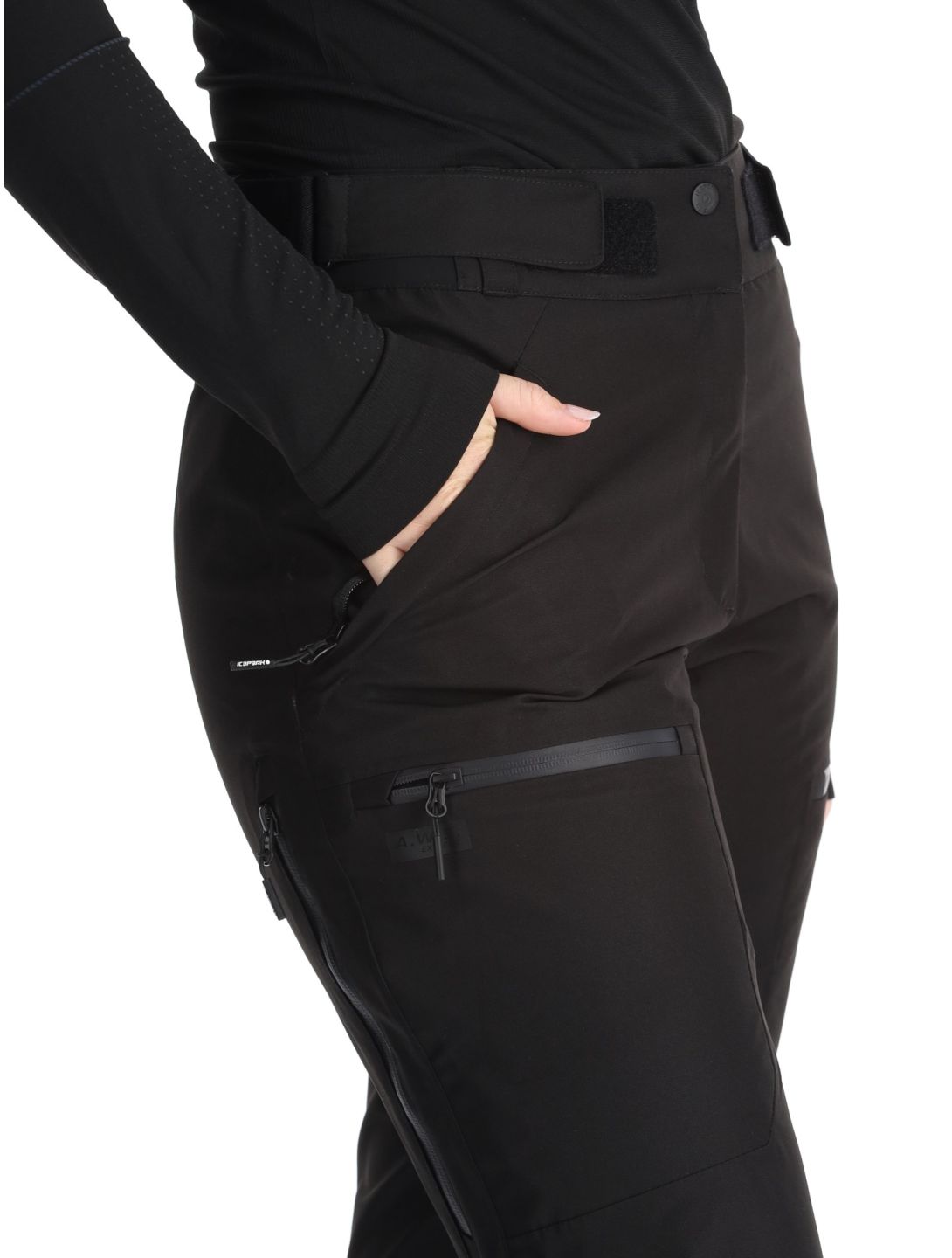 Icepeak, Calau Hardshell Skihose Damen Black schwarz 