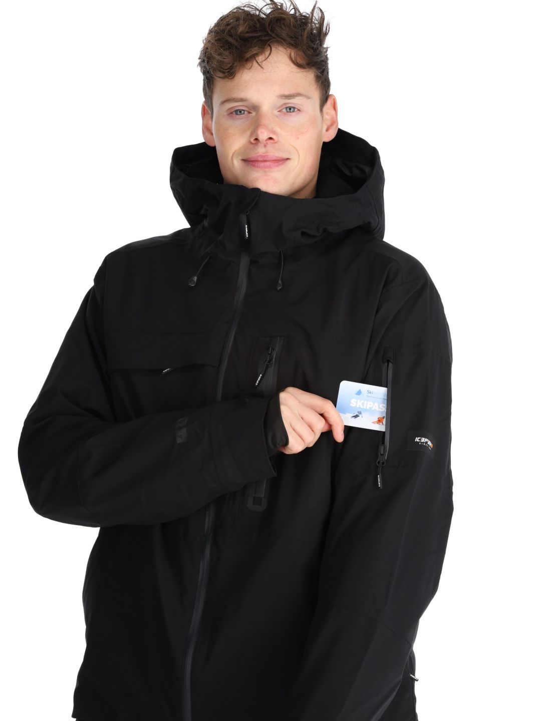 Icepeak, Cale Skijacke Herren Black schwarz 