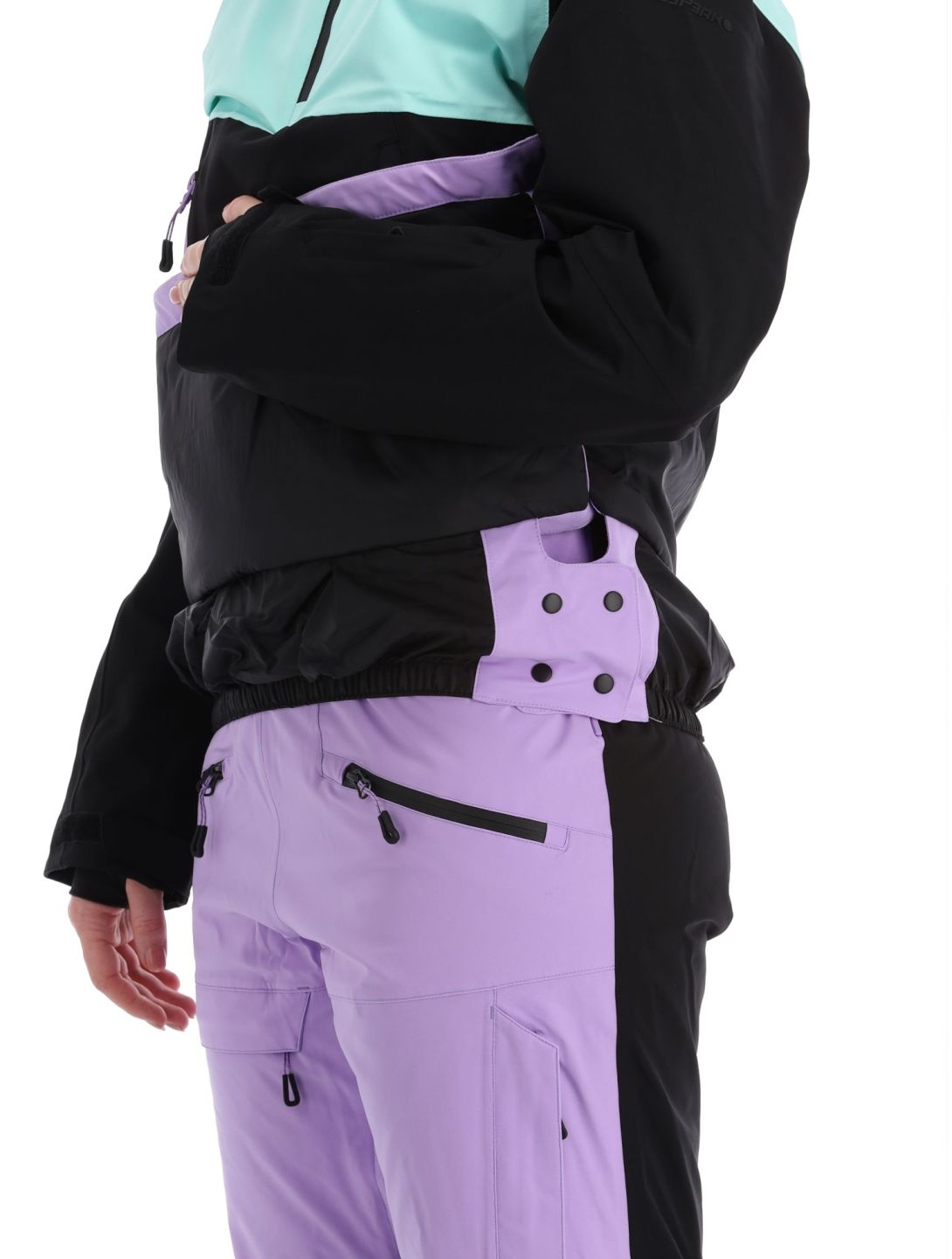 Icepeak, Calio Winter Anorak Damen Violet grün, schwarz, violett 