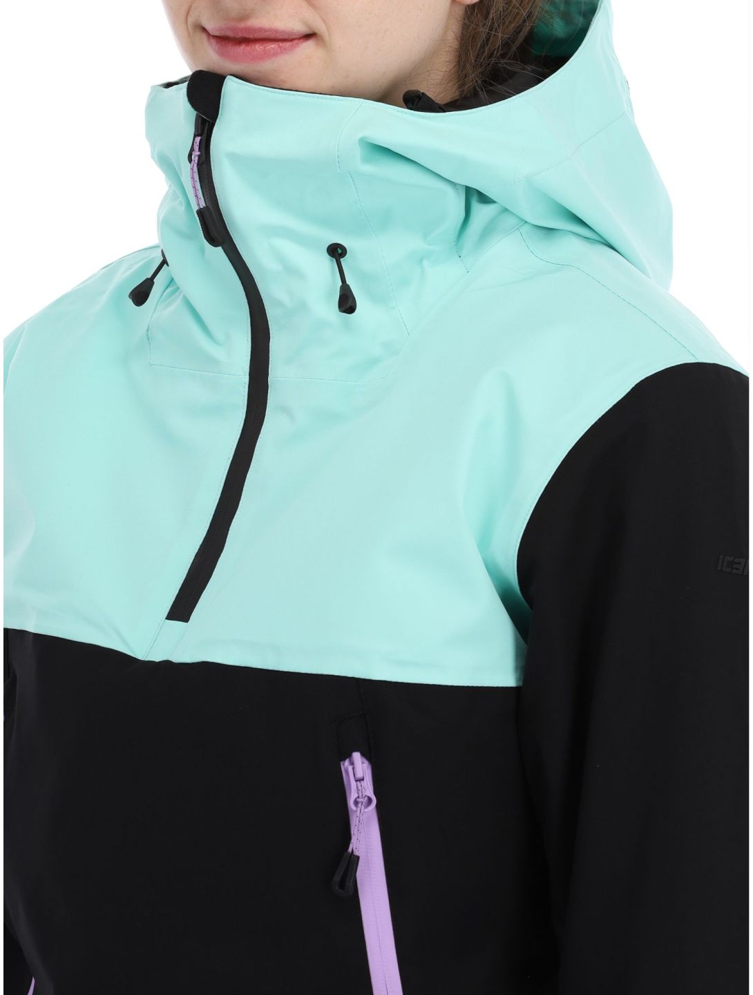 Icepeak, Calio Winter Anorak Damen Violet grün, schwarz, violett 