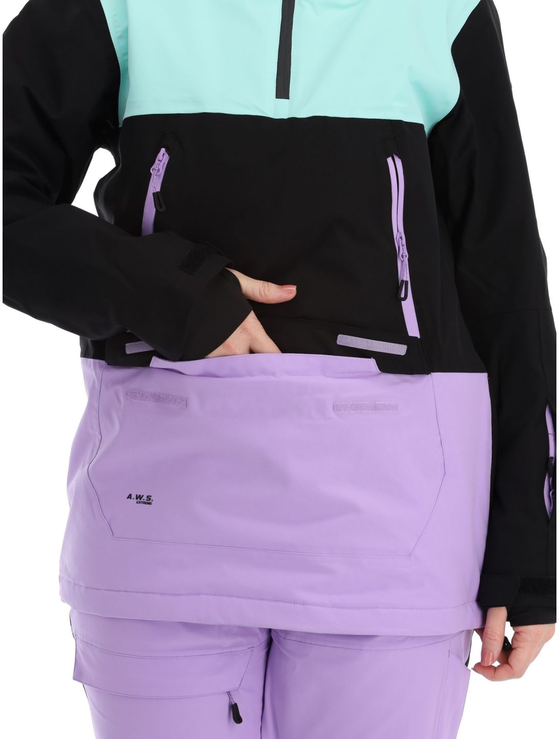 Icepeak, Calio Winter Anorak Damen Violet grün, schwarz, violett 