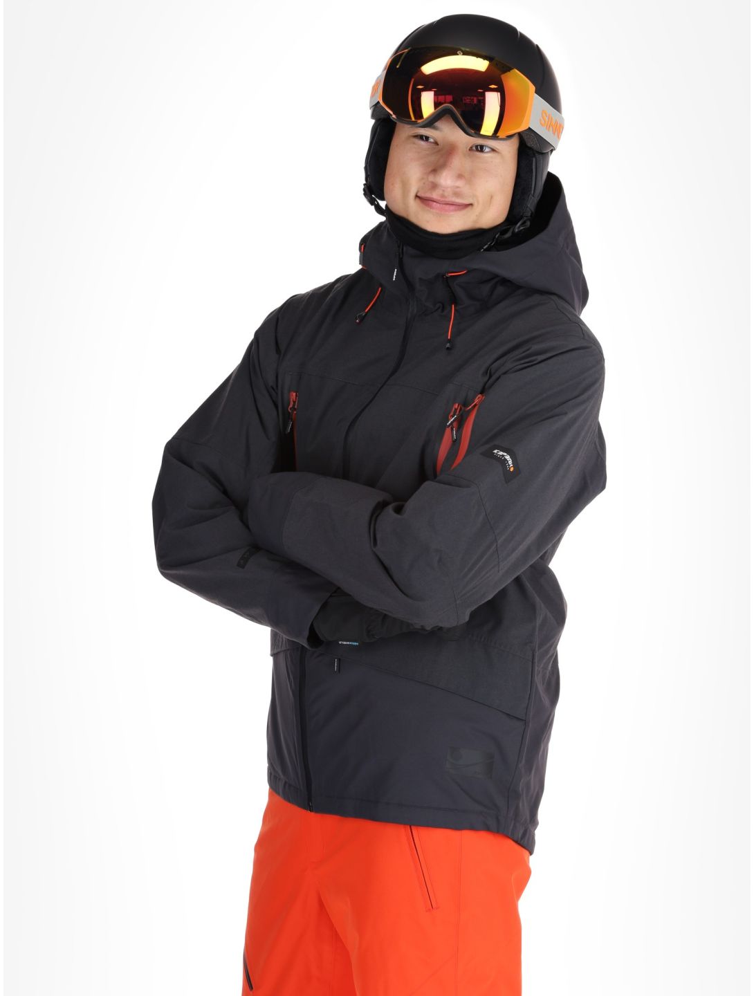 Icepeak, Castres Skijacke Herren Anthracite grau 