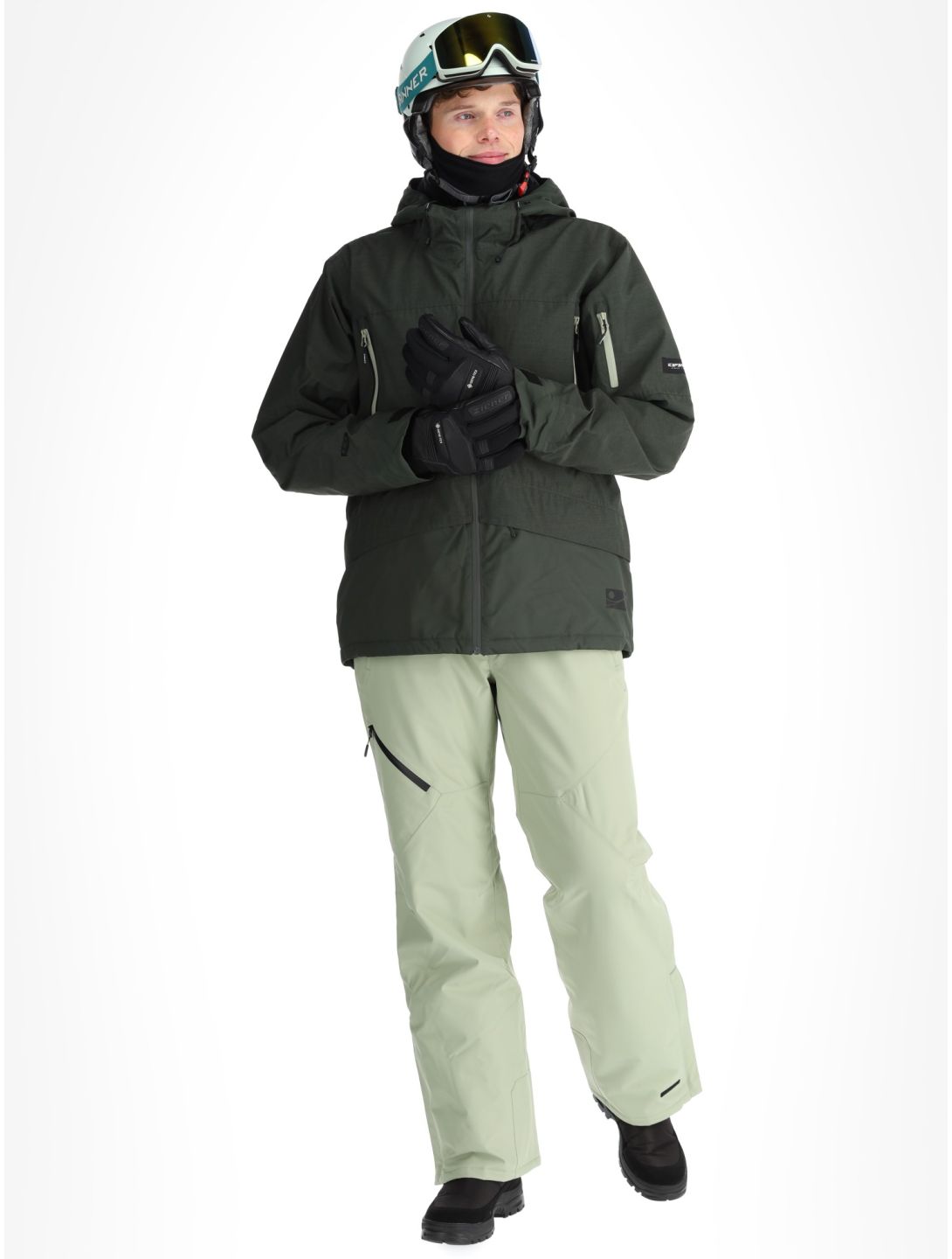 Icepeak, Castres Skijacke Herren Dark Olive grün 