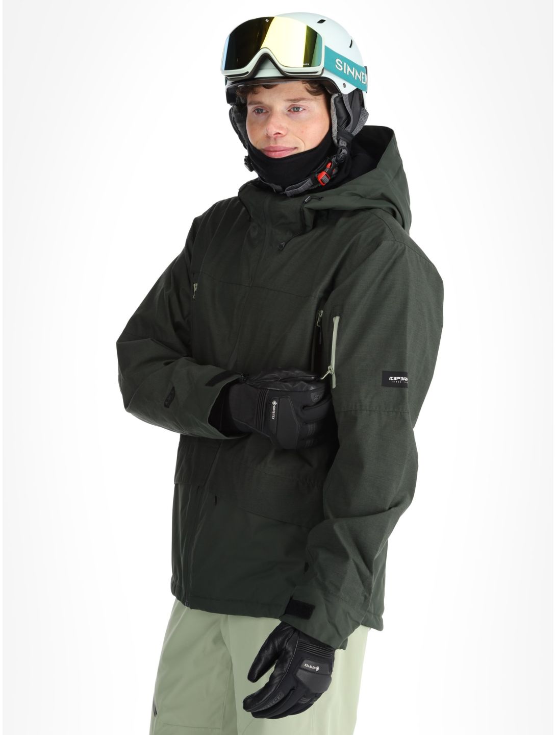 Icepeak, Castres Skijacke Herren Dark Olive grün 