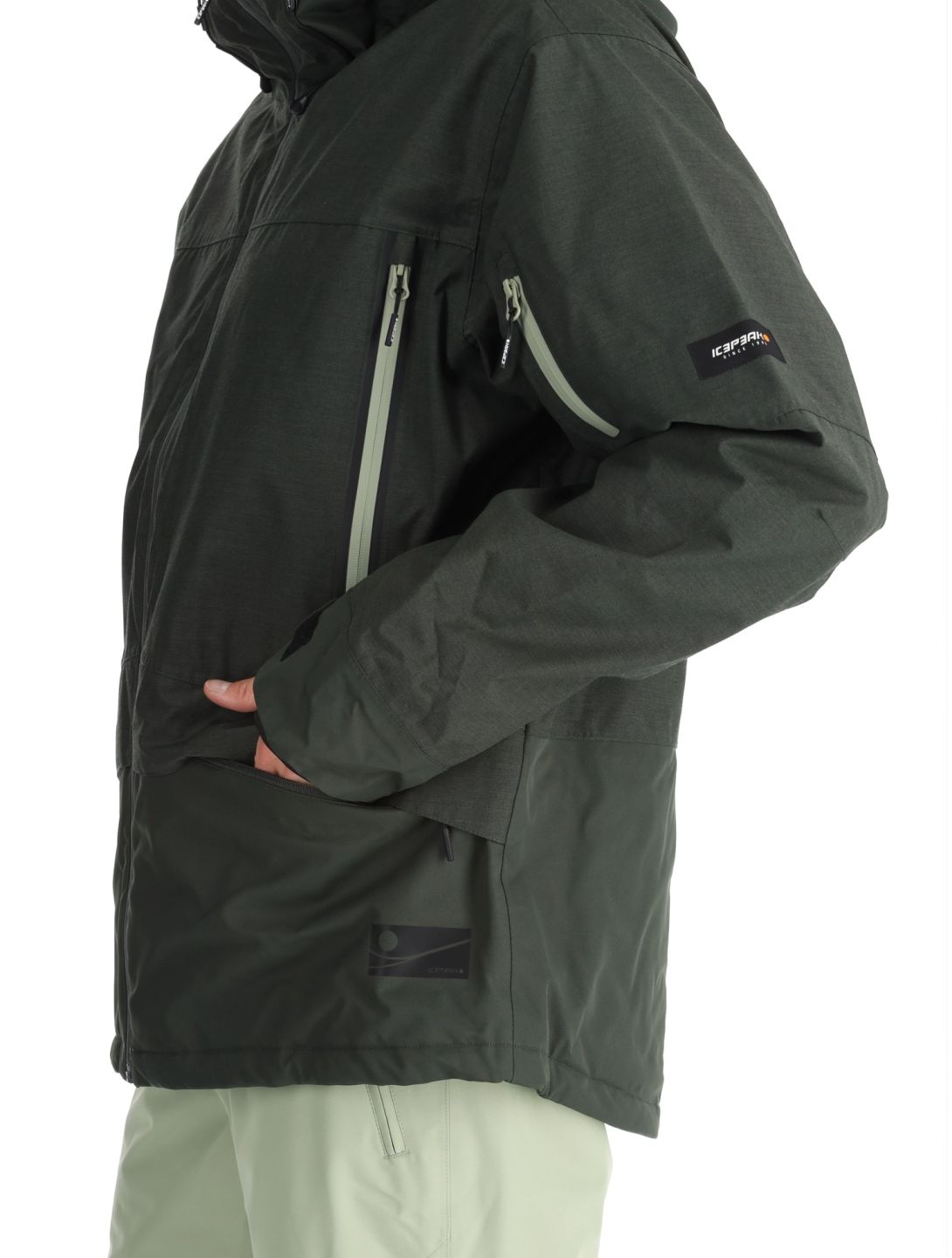 Icepeak, Castres Skijacke Herren Dark Olive grün 