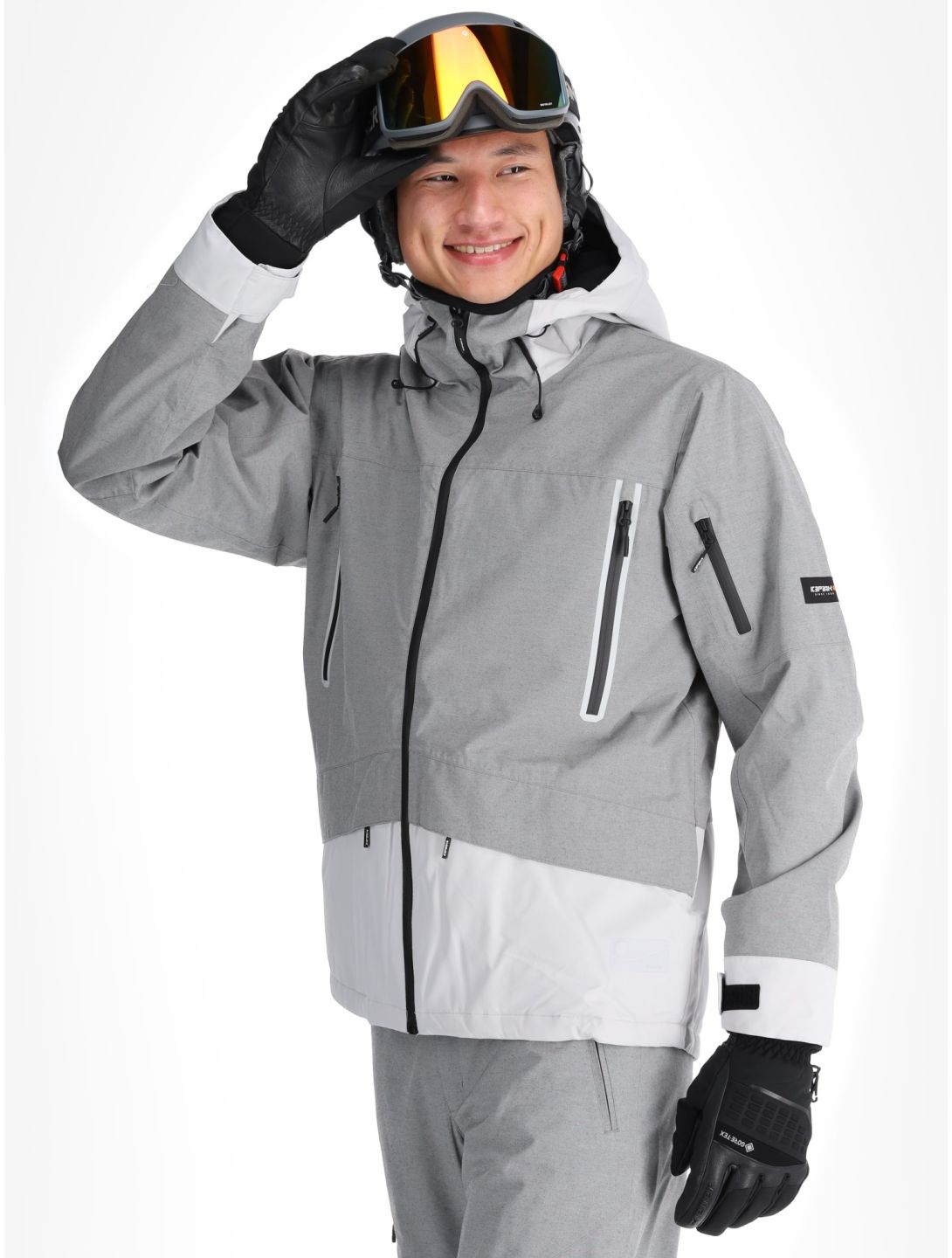 Icepeak, Castres Skijacke Herren Light Grey grau 