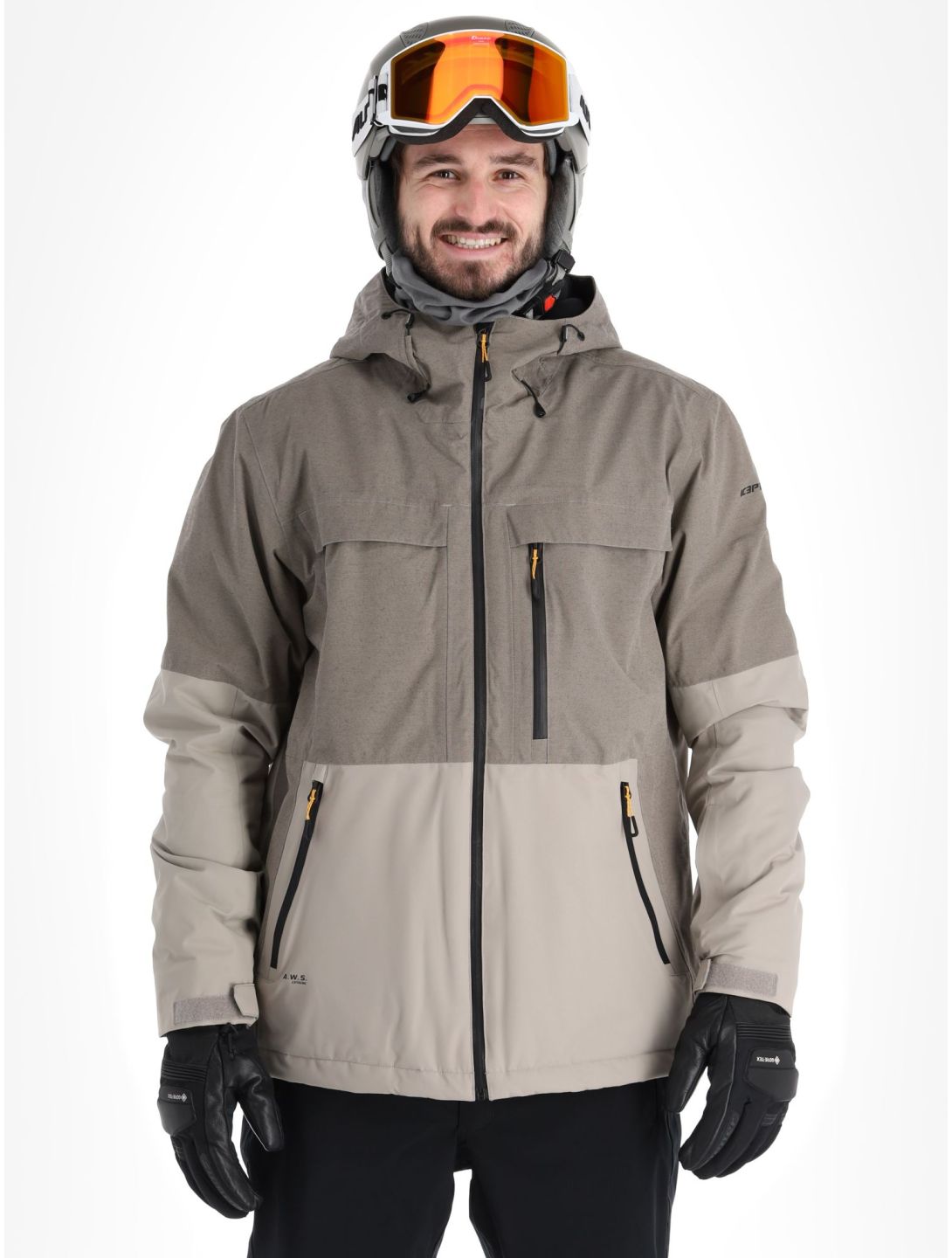 Icepeak, Castres Skijacke Herren Steel Grey grau 