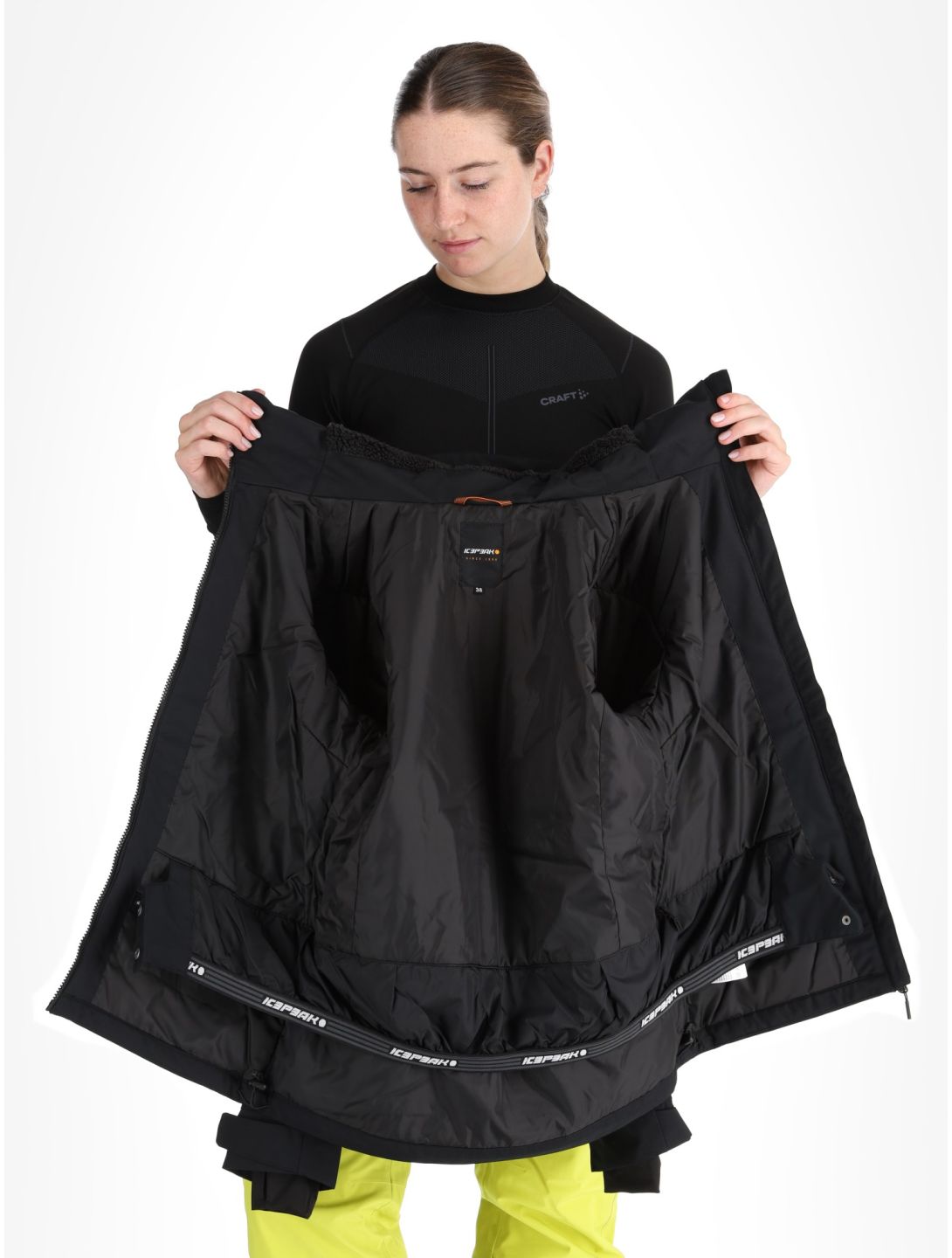 Icepeak, Cathay Skijacke Damen Black schwarz 