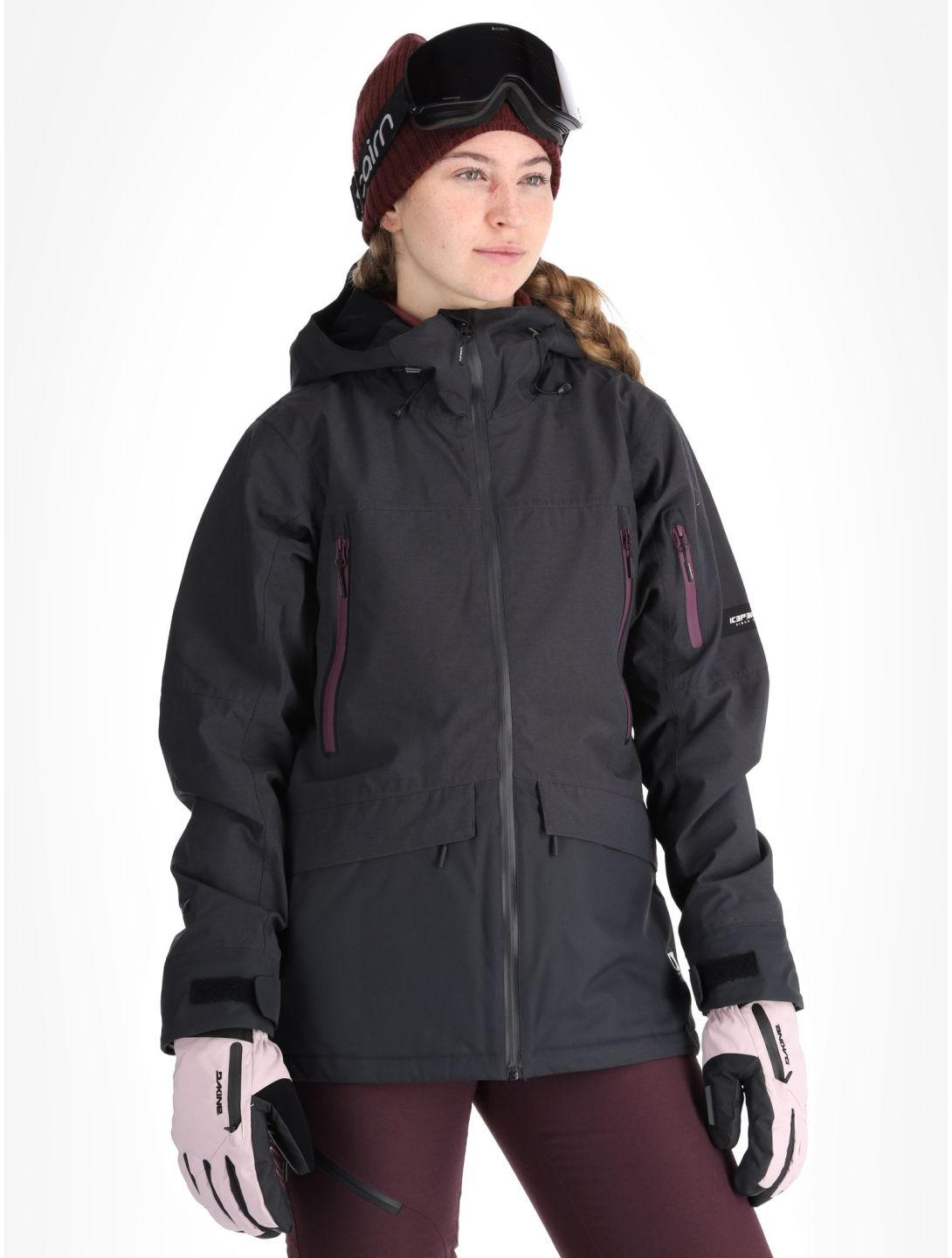 Icepeak, Cavour Skijacke Damen Anthracite grau 