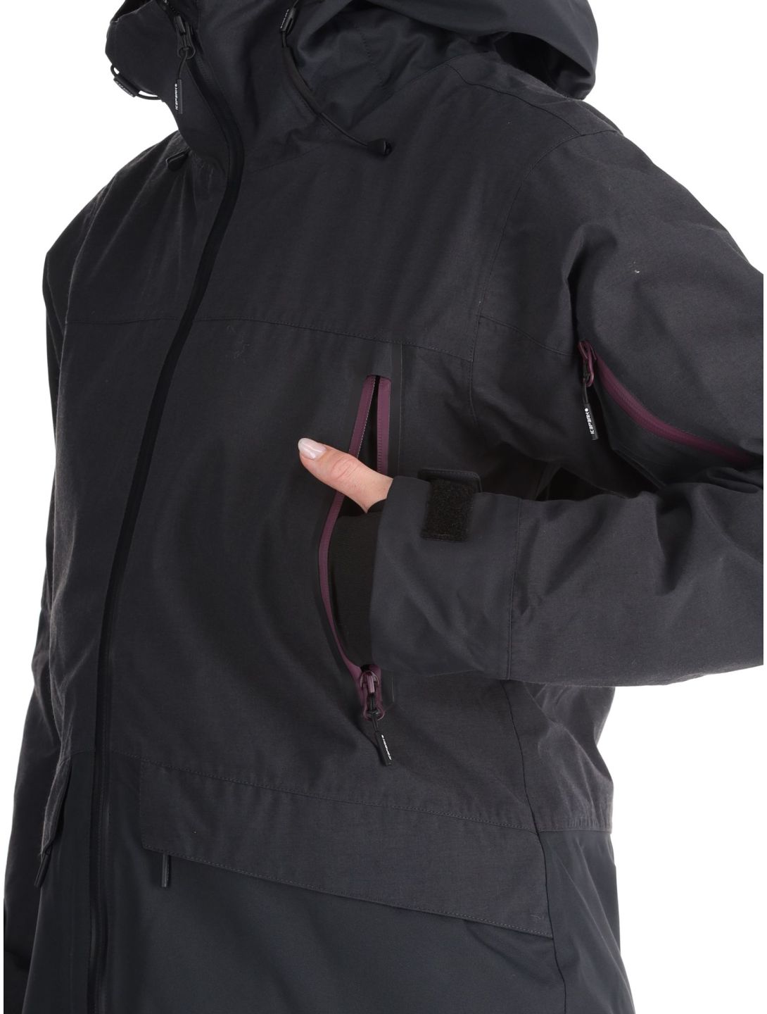 Icepeak, Cavour Skijacke Damen Anthracite grau 