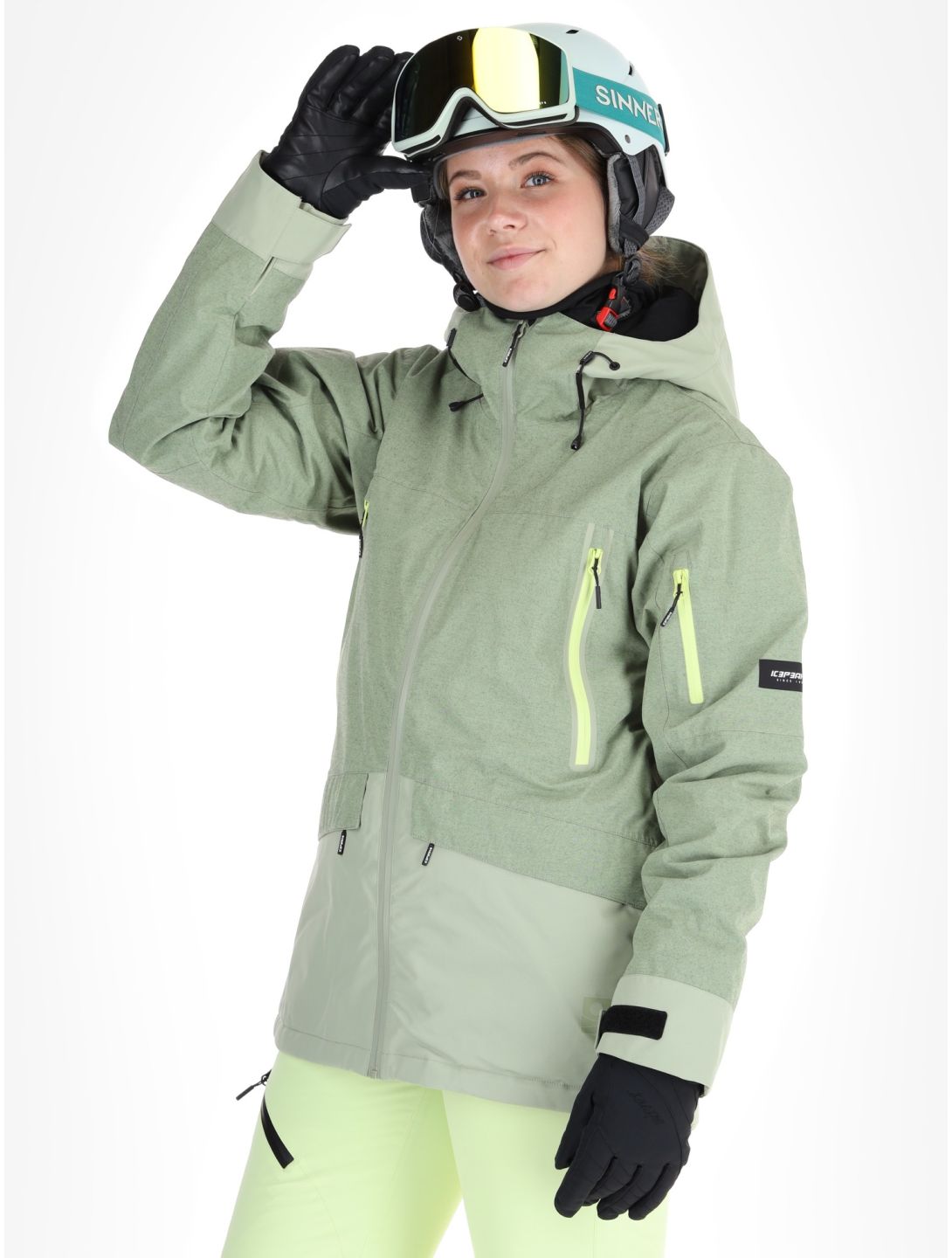 Icepeak, Cavour Skijacke Damen Asparagus grün 