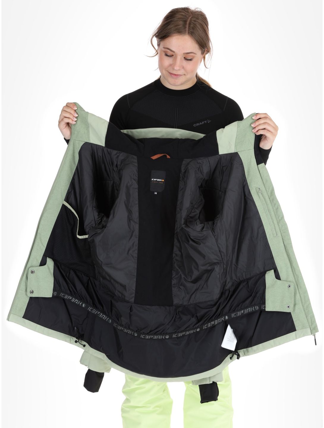 Icepeak, Cavour Skijacke Damen Asparagus grün 