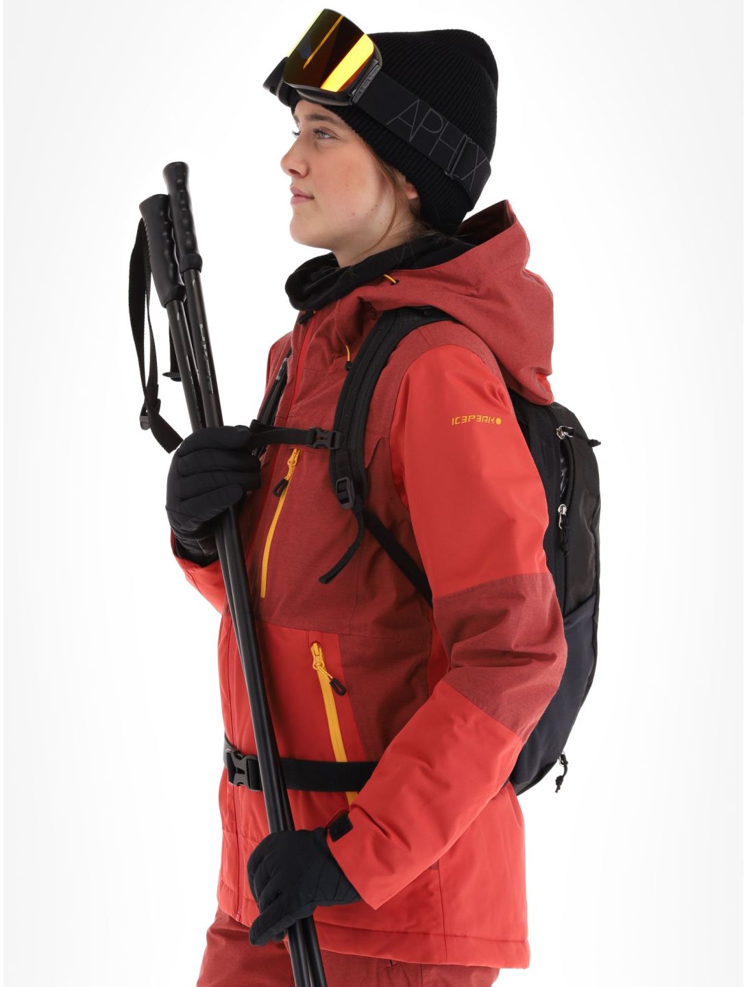 Icepeak, Cavour Skijacke Damen Cranberry rot 