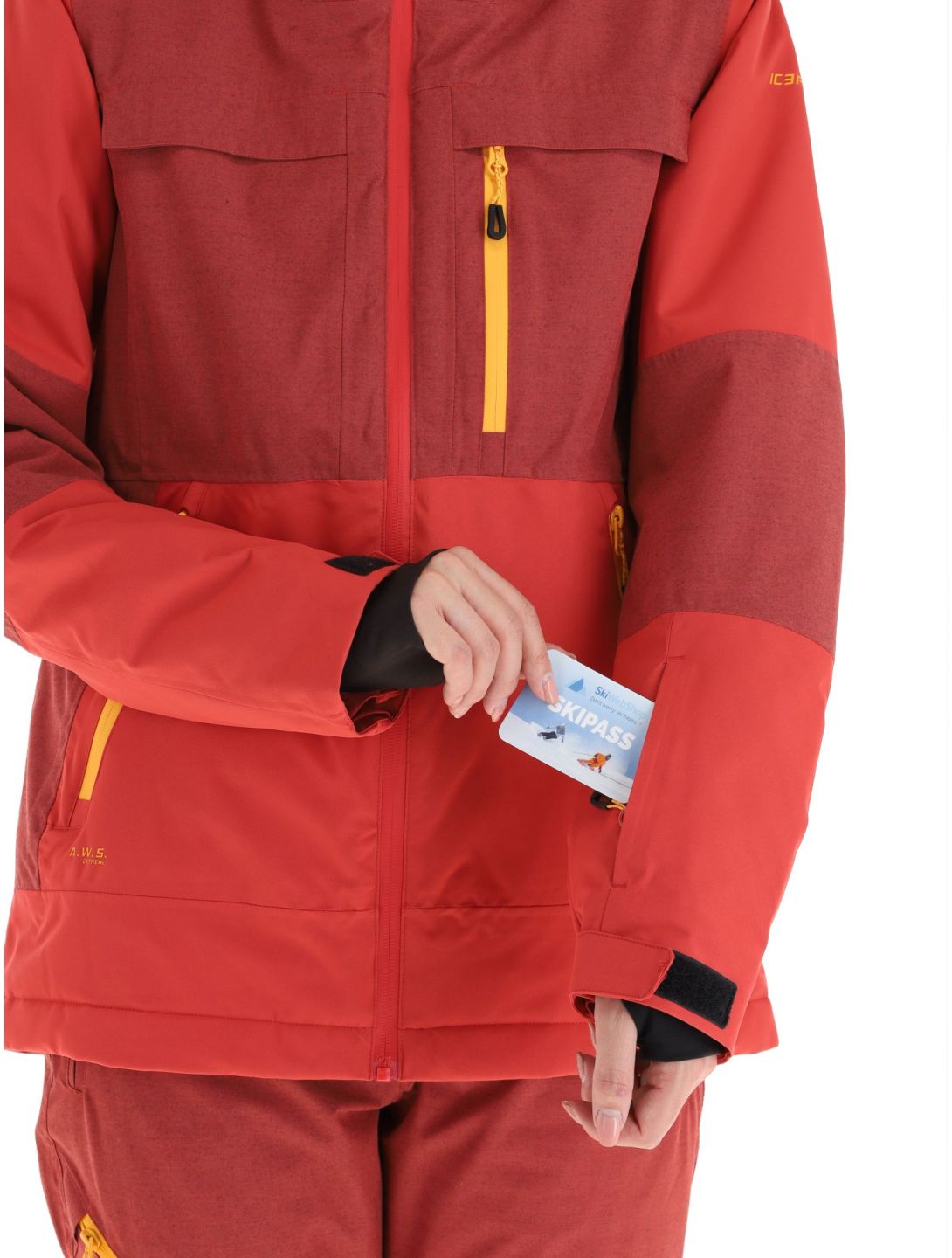 Icepeak, Cavour Skijacke Damen Cranberry rot 