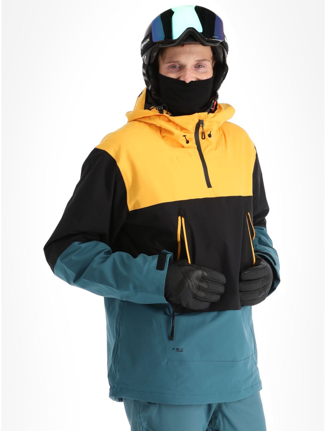 Icepeak, Charlton Skijacke Herren Emerald gelb, grün, schwarz 