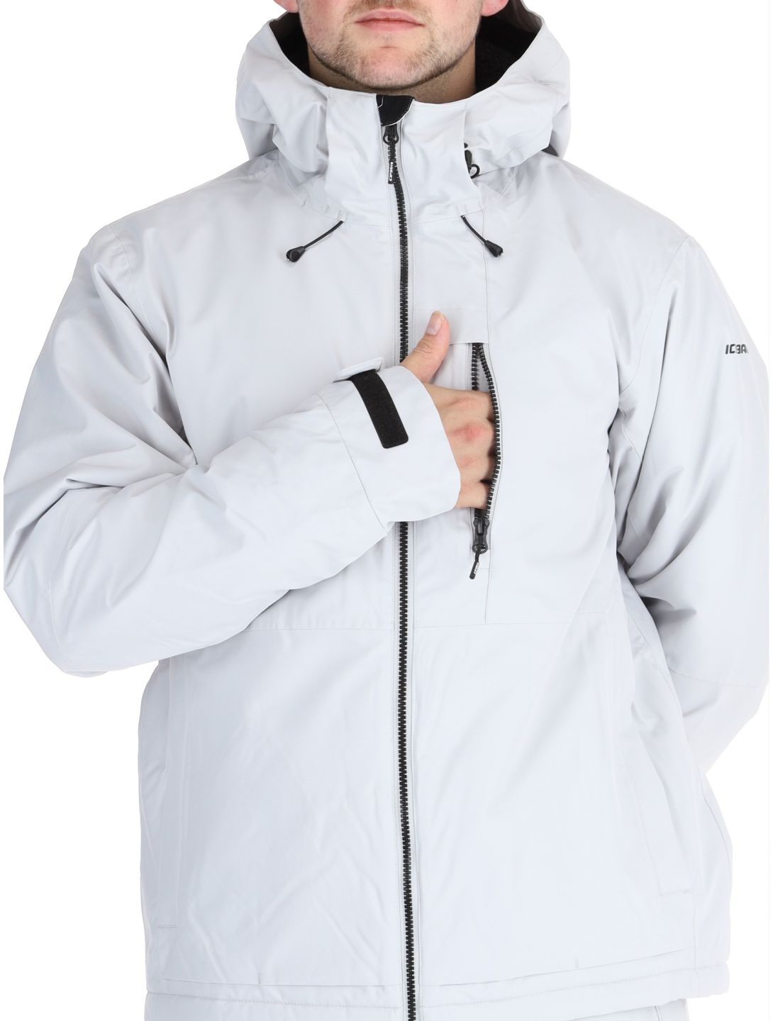 Icepeak, Chester Skijacke Herren Light Grey grau 