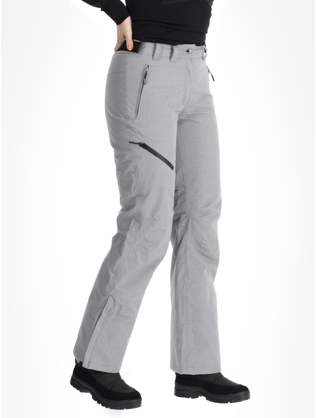 Icepeak, Cordele Skihose Damen Light Grey grau 