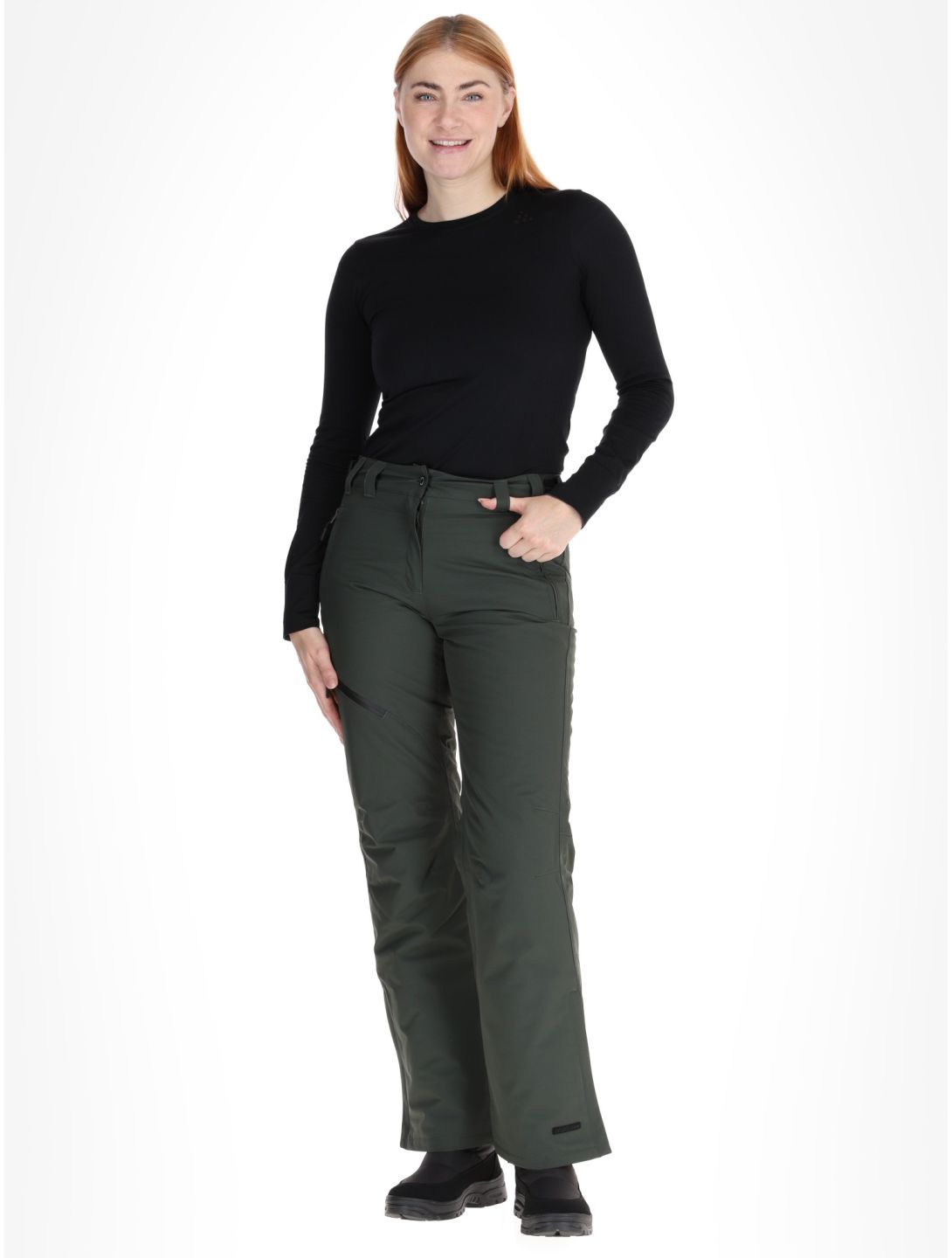 Icepeak, Curlew Skihose Damen Dark Olive grün 