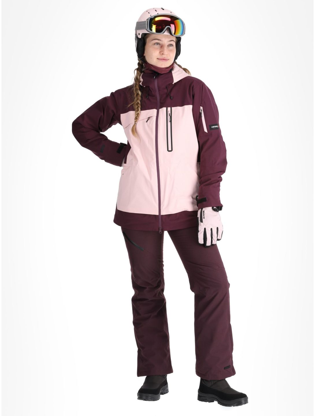 Icepeak, Curran Skijacke Damen Baby Pink rosa 