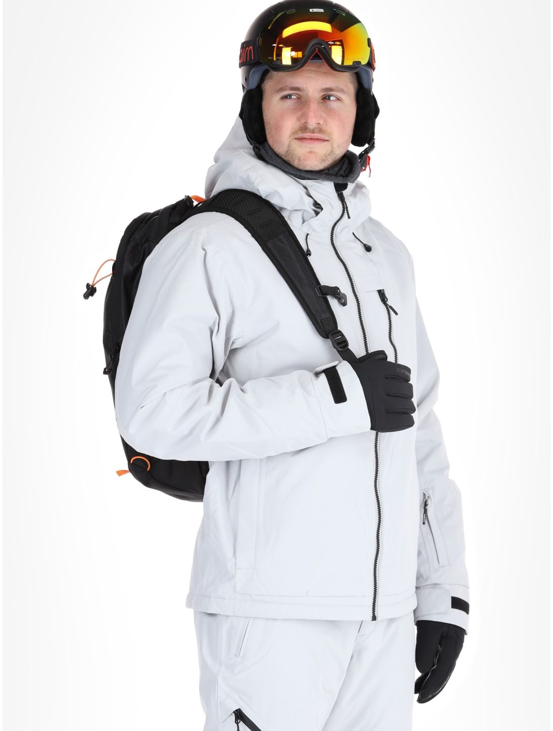 Icepeak, Curran Skijacke Damen Light Grey grau 