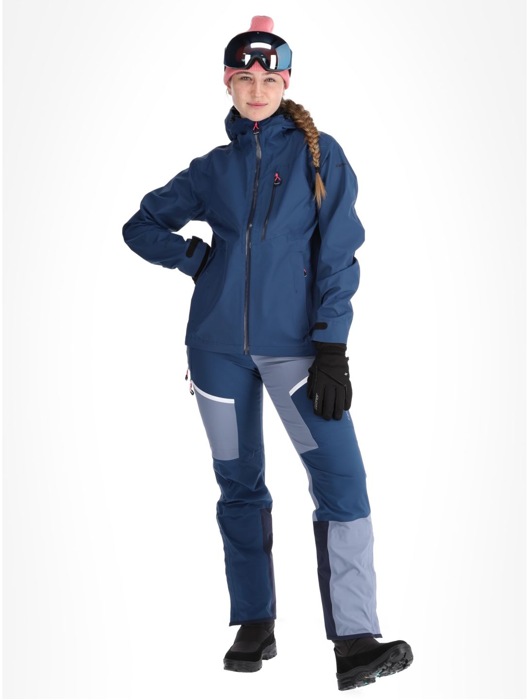 Icepeak, Deblois Hardshell Skijacke Damen Navy Blue blau 