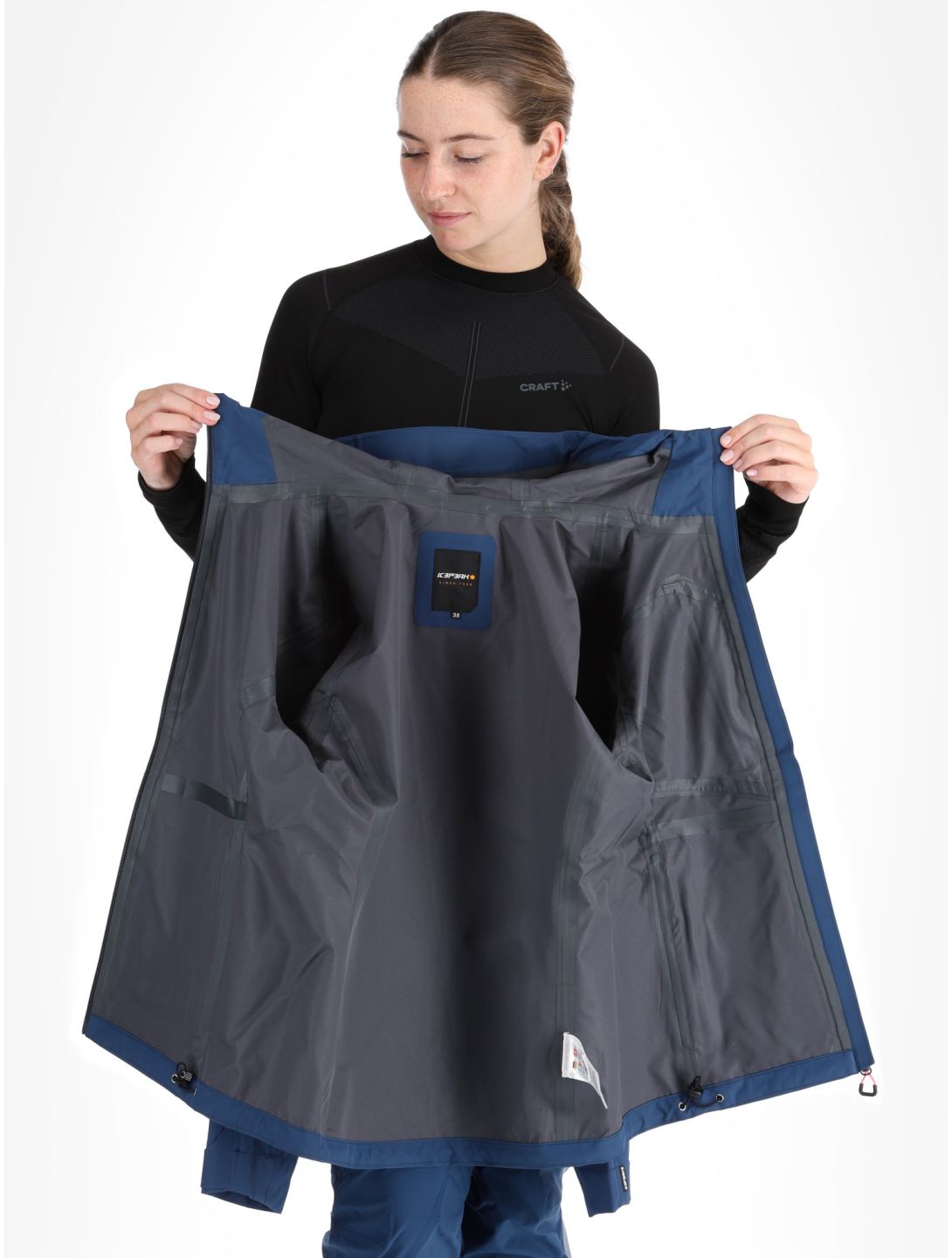 Icepeak, Deblois Hardshell Skijacke Damen Navy Blue blau 