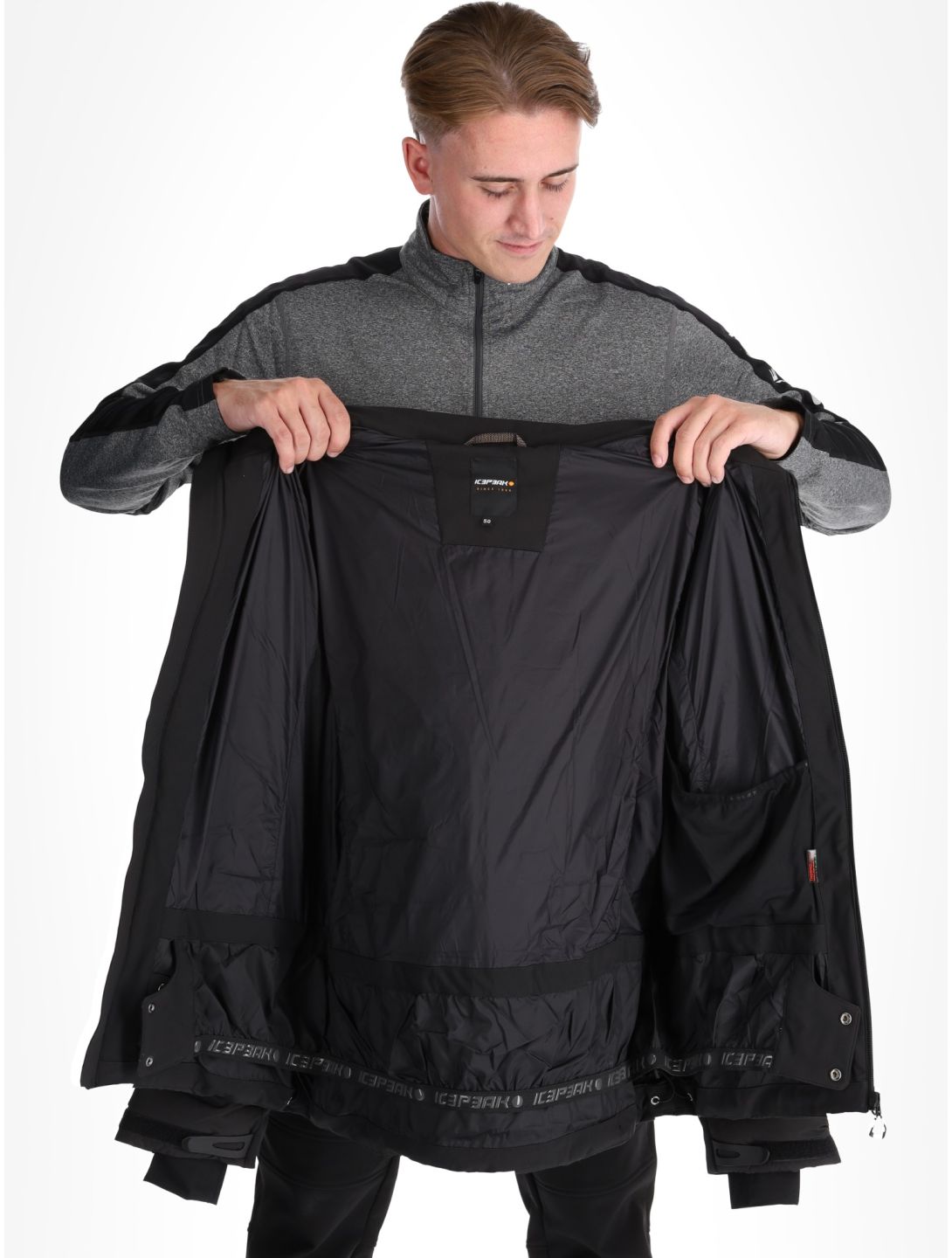 Icepeak, Dickinson Skijacke Herren Black schwarz 