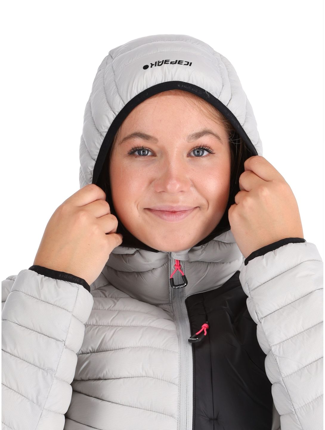 Icepeak, Dix Daunenjacke Damen Light Grey grau 