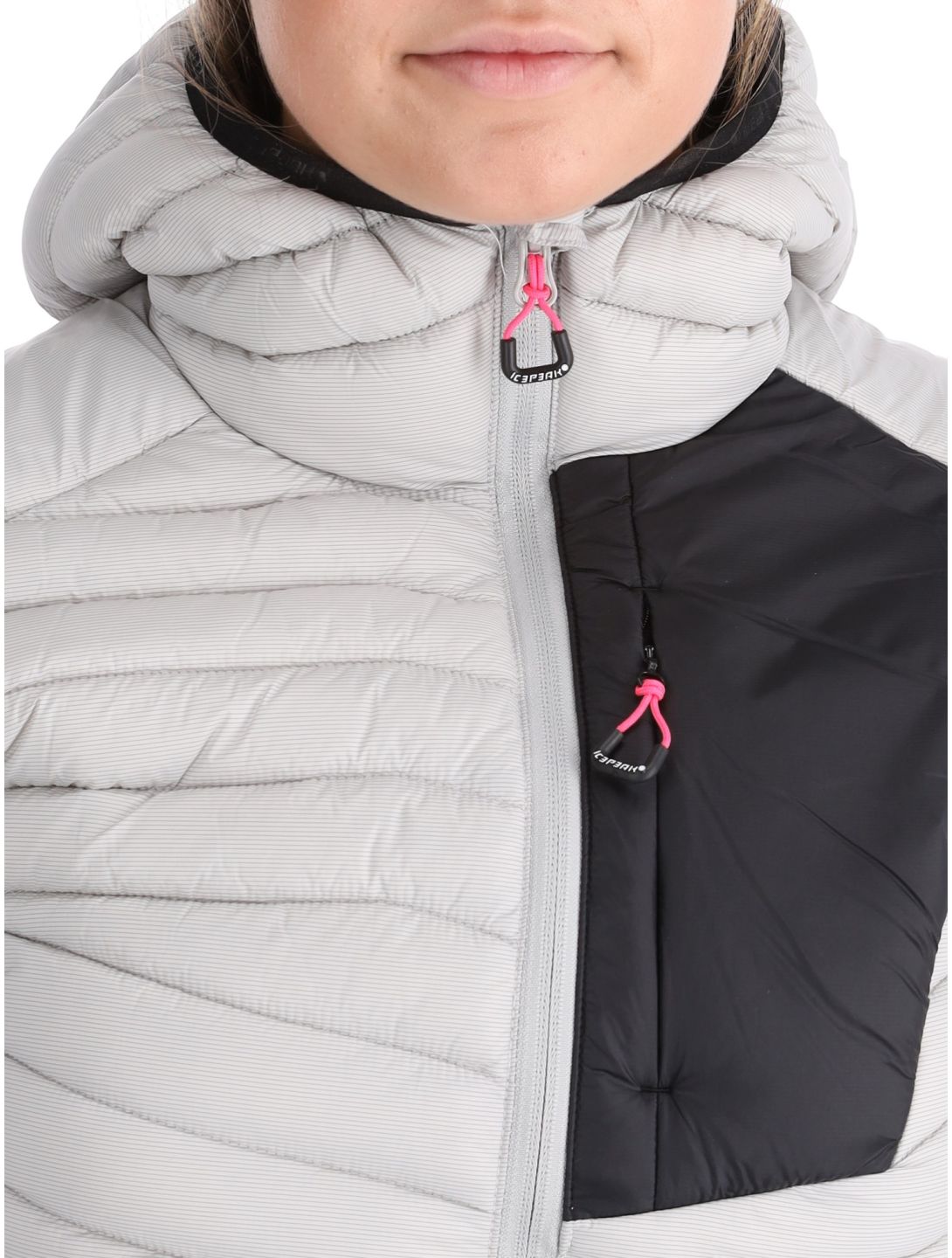 Icepeak, Dix Daunenjacke Damen Light Grey grau 