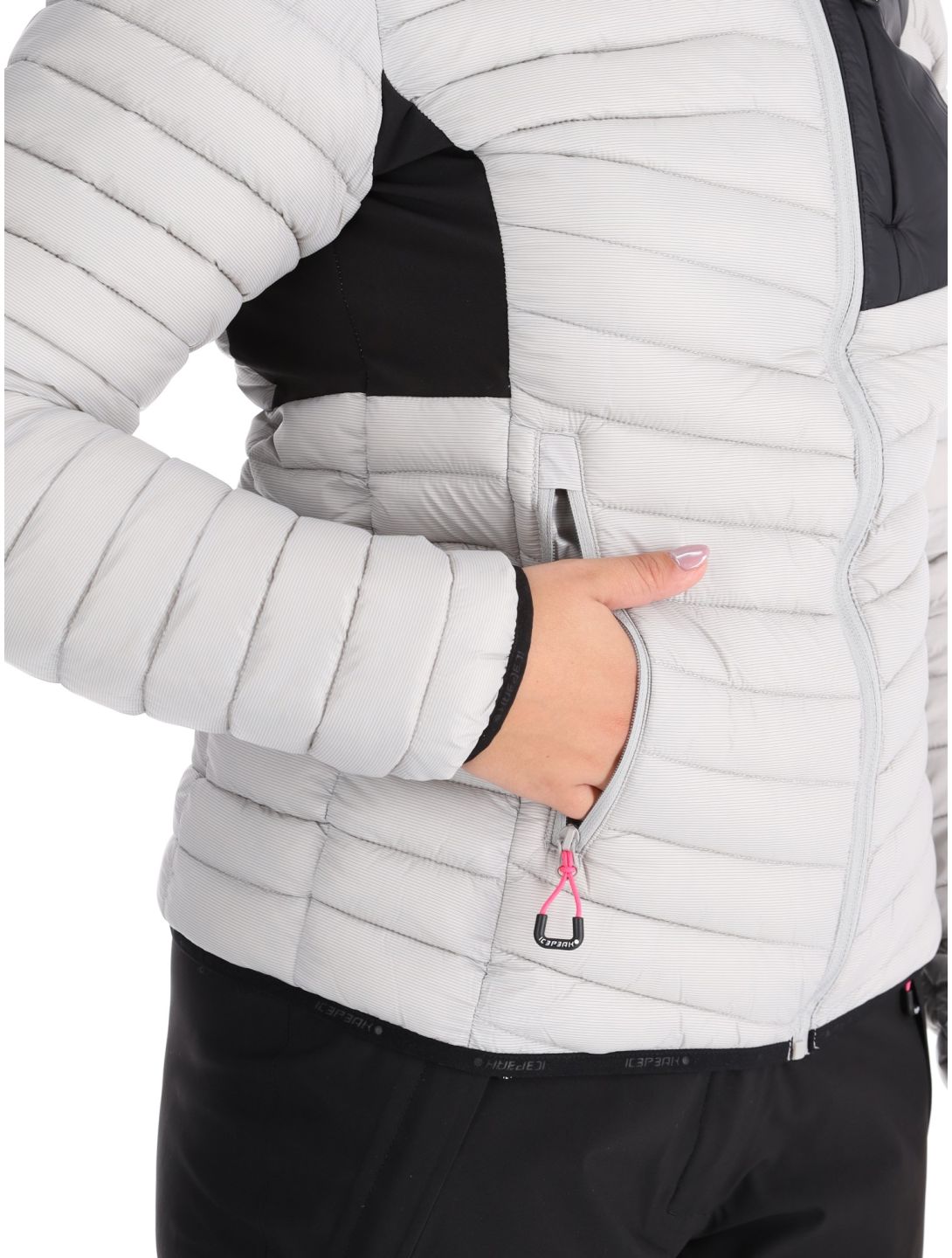 Icepeak, Dix Daunenjacke Damen Light Grey grau 