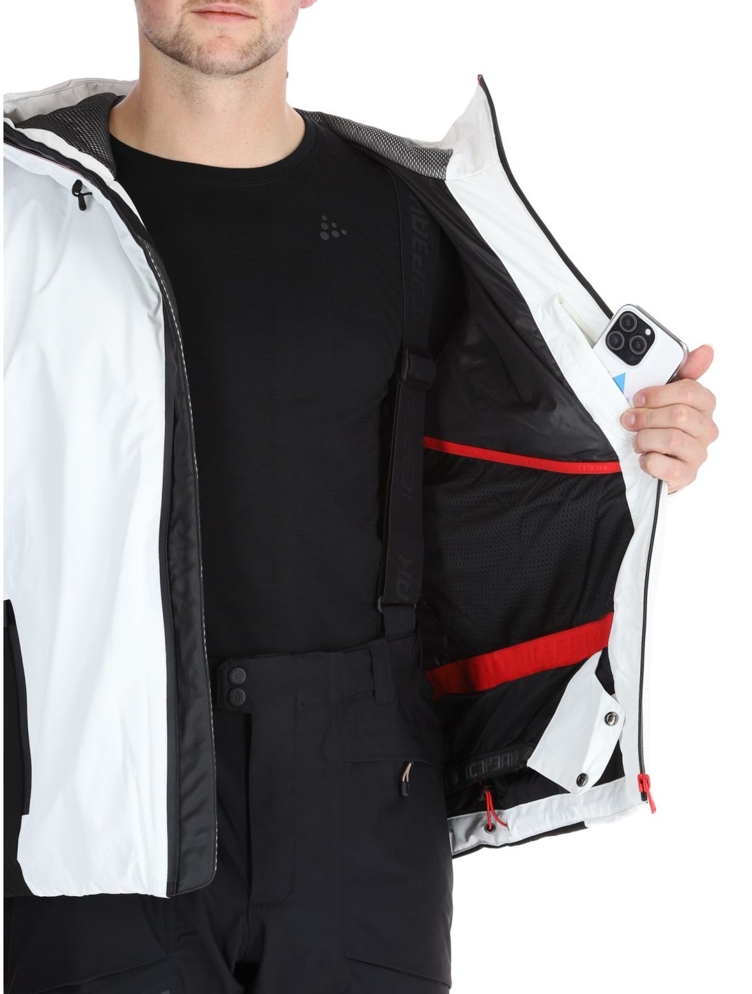 Icepeak, Easton Skijacke Herren Natural White weiß 