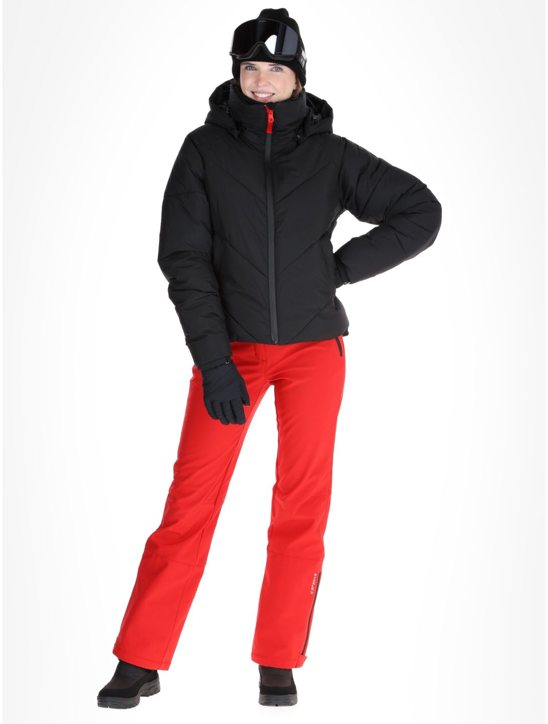 Icepeak, Eastport Skijacke Damen Black schwarz 