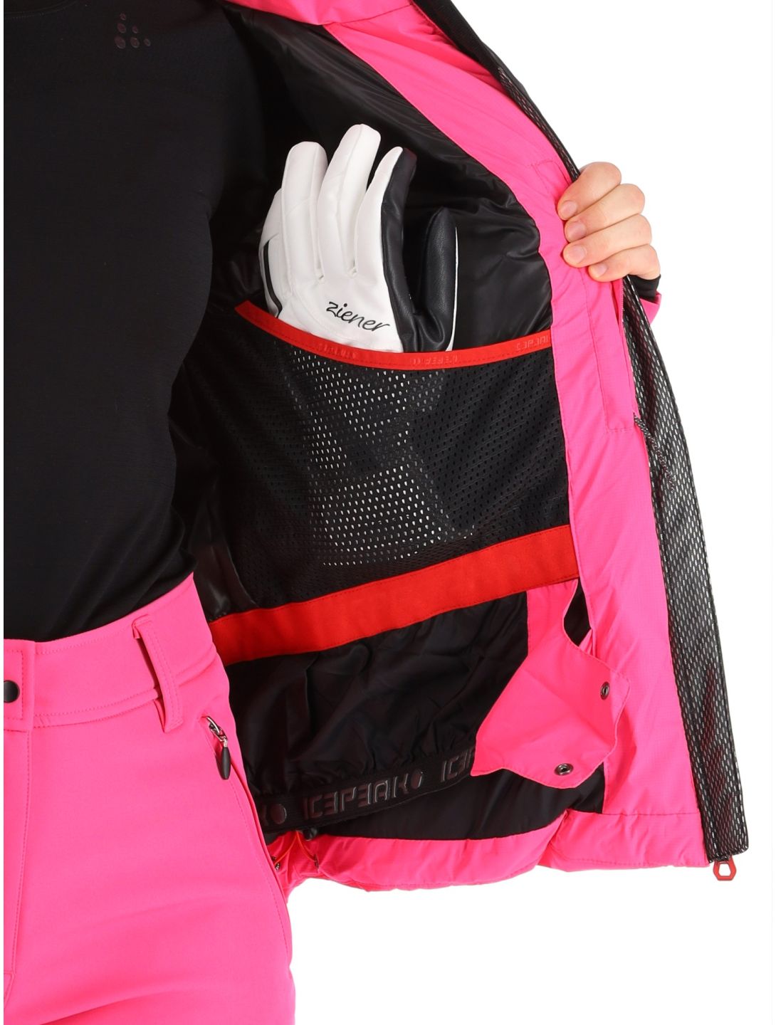 Icepeak, Eastport Skijacke Damen Raspberry rot 