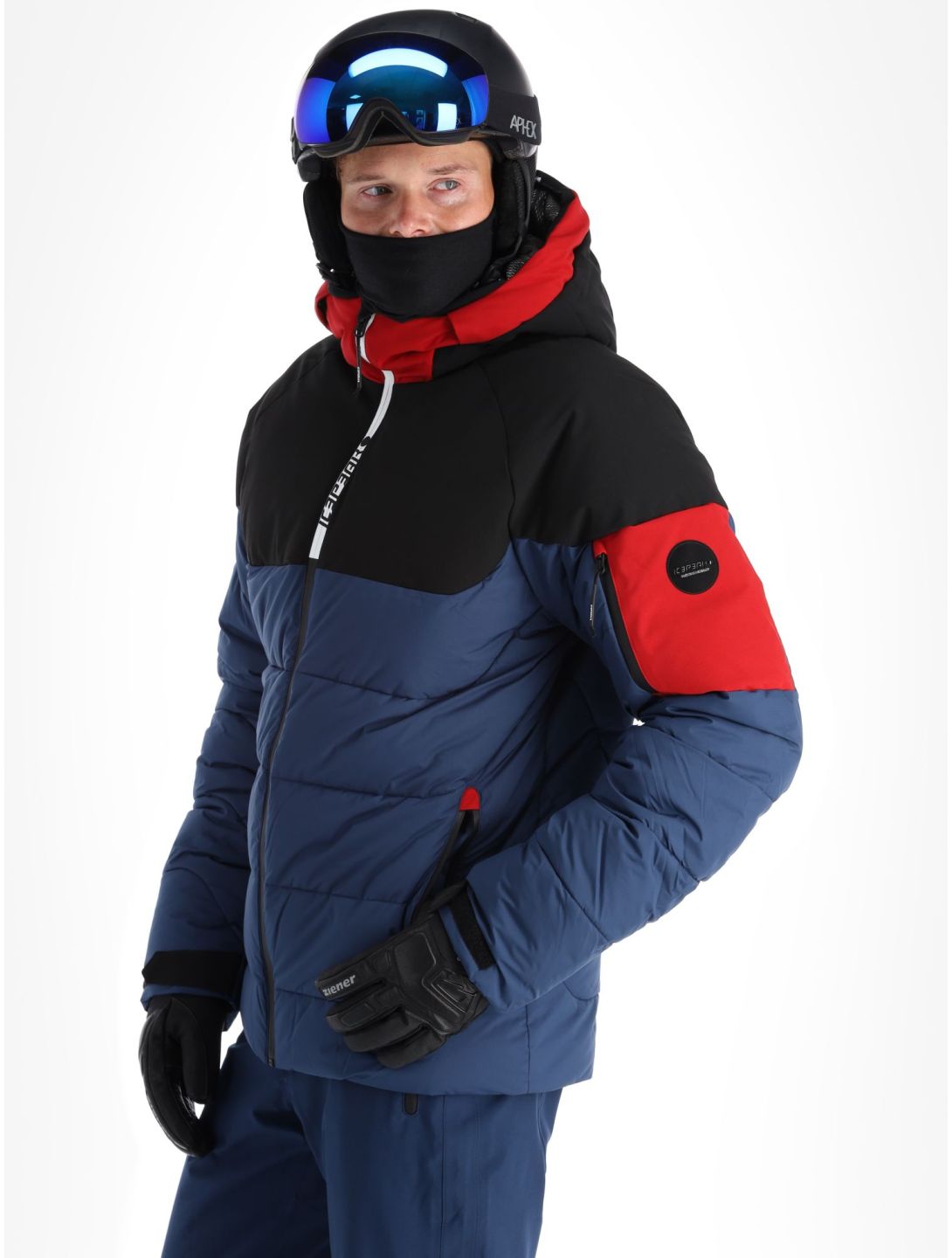 Icepeak, Edgerton Skijacke Herren Dark Blue blau, schwarz 