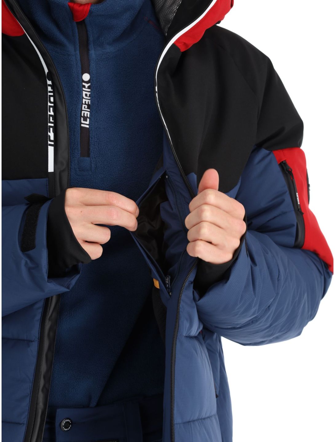 Icepeak, Edgerton Skijacke Herren Dark Blue blau, schwarz 