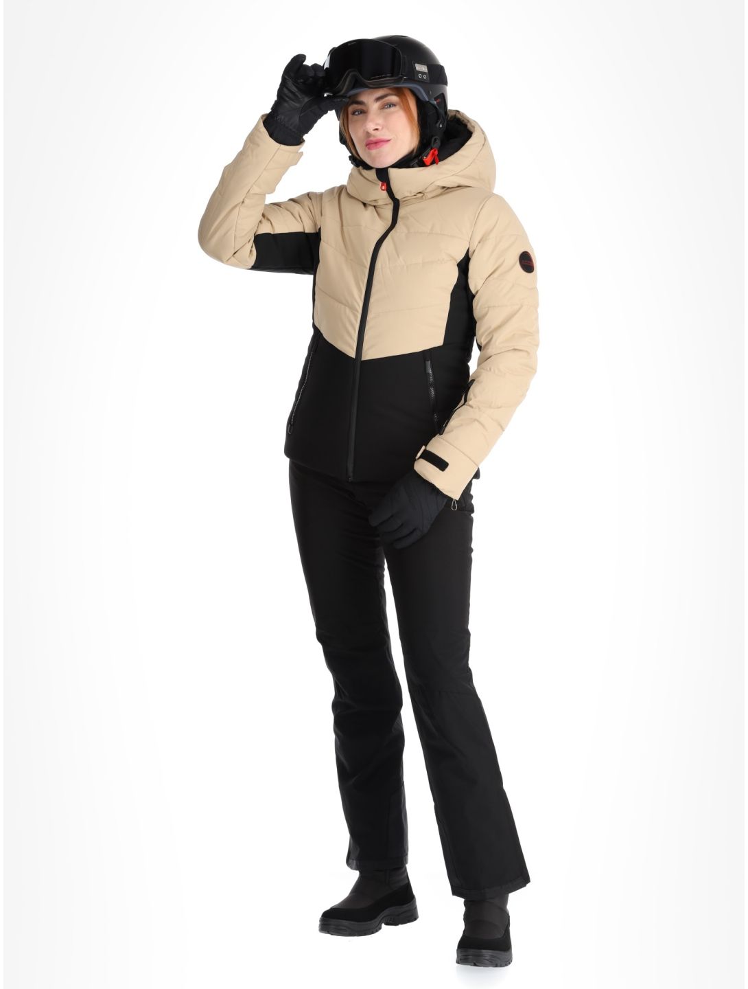 Icepeak, Electra Skijacke Damen Beige beige 