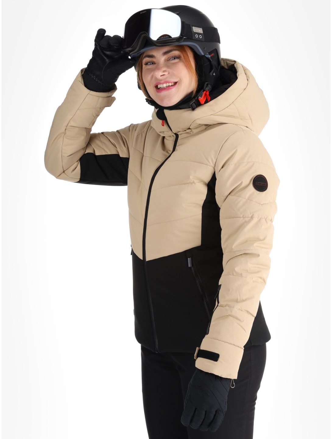 Icepeak, Electra Skijacke Damen Beige beige 