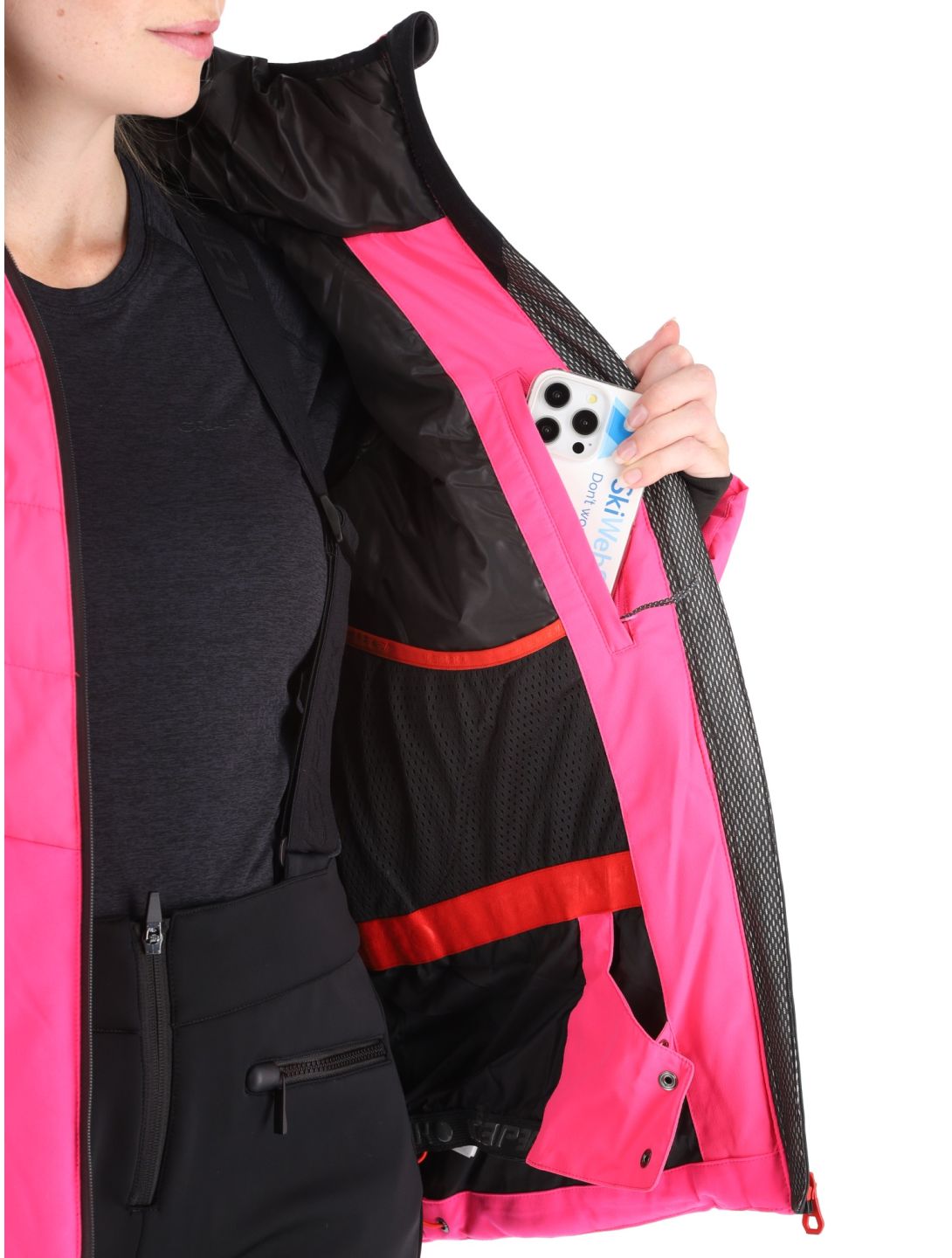 Icepeak, Electra Skijacke Damen Raspberry rot 