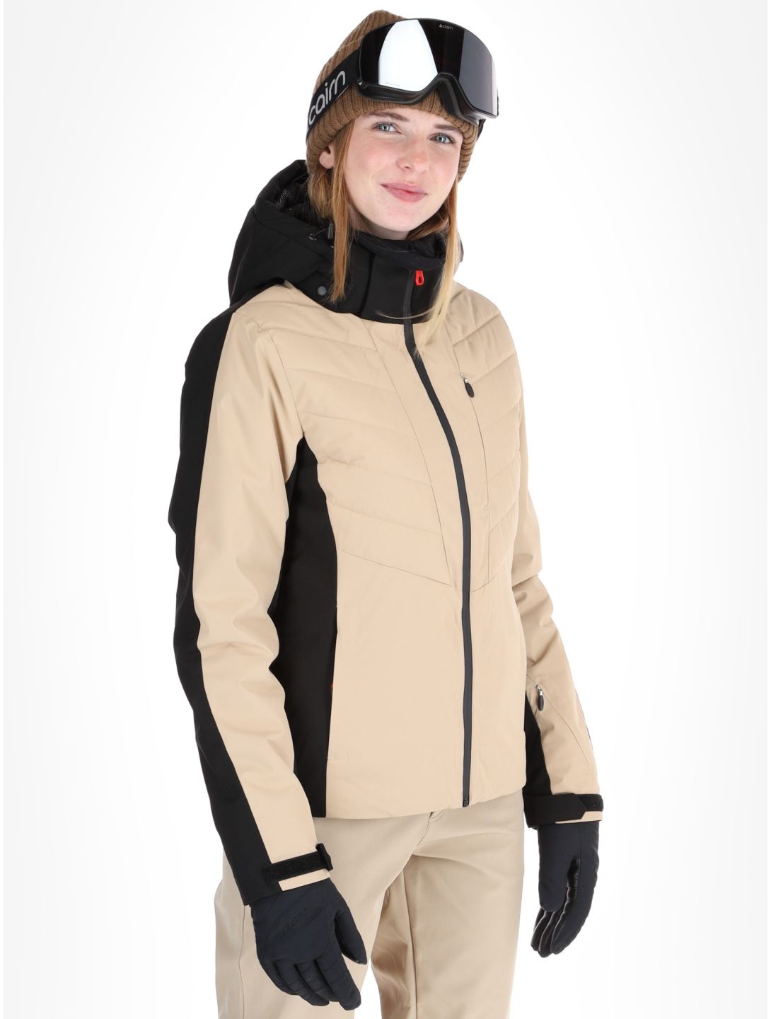 Icepeak, Eleele Skijacke Damen Beige beige 