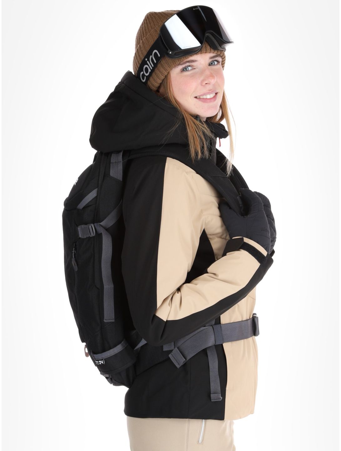 Icepeak, Eleele Skijacke Damen Beige beige 