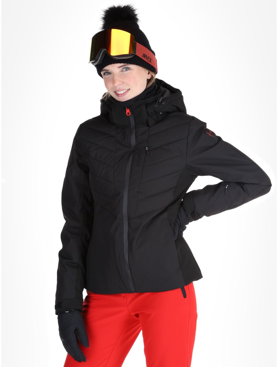 Icepeak, Eleele Skijacke Damen Black schwarz 