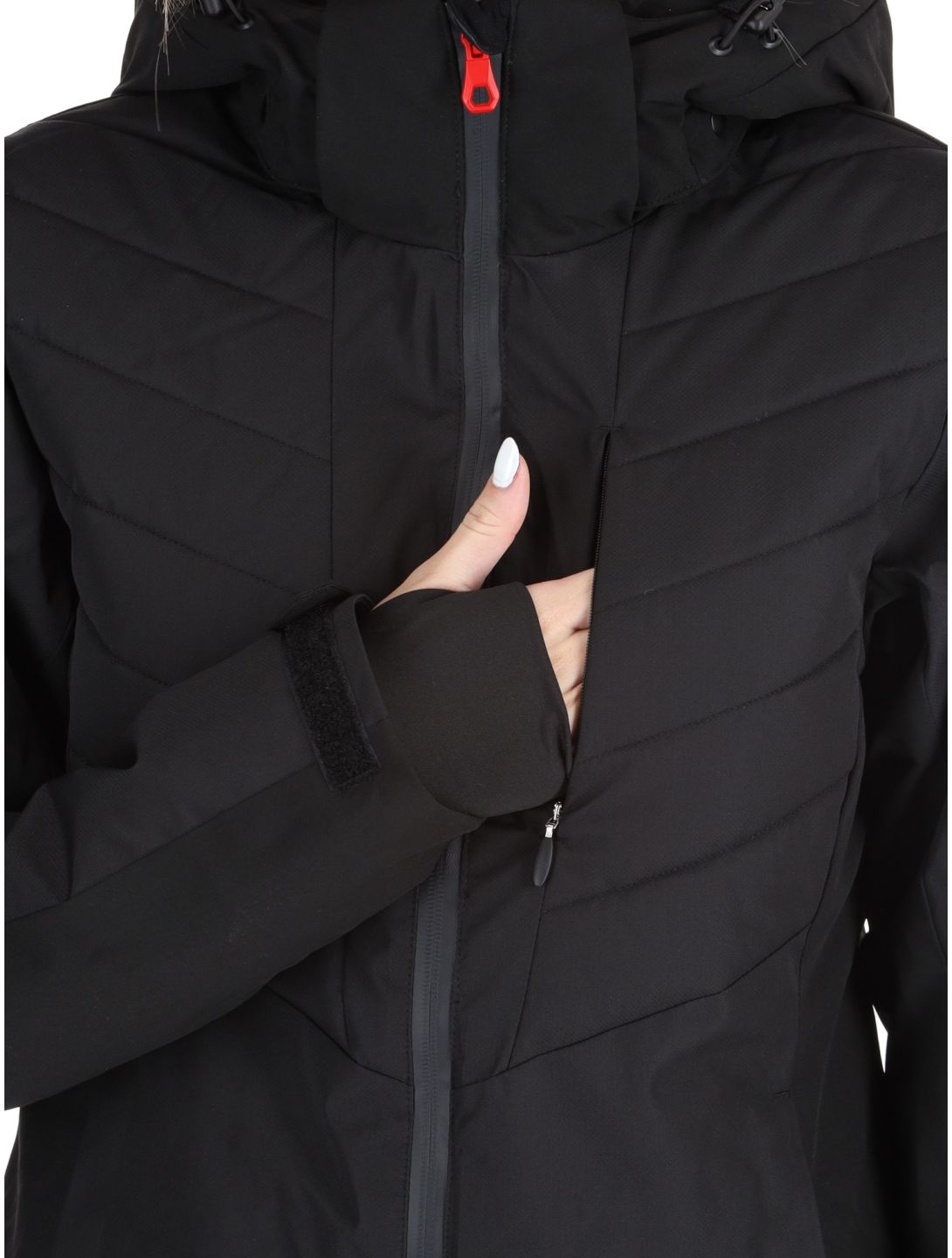 Icepeak, Eleele Skijacke Damen Black schwarz 